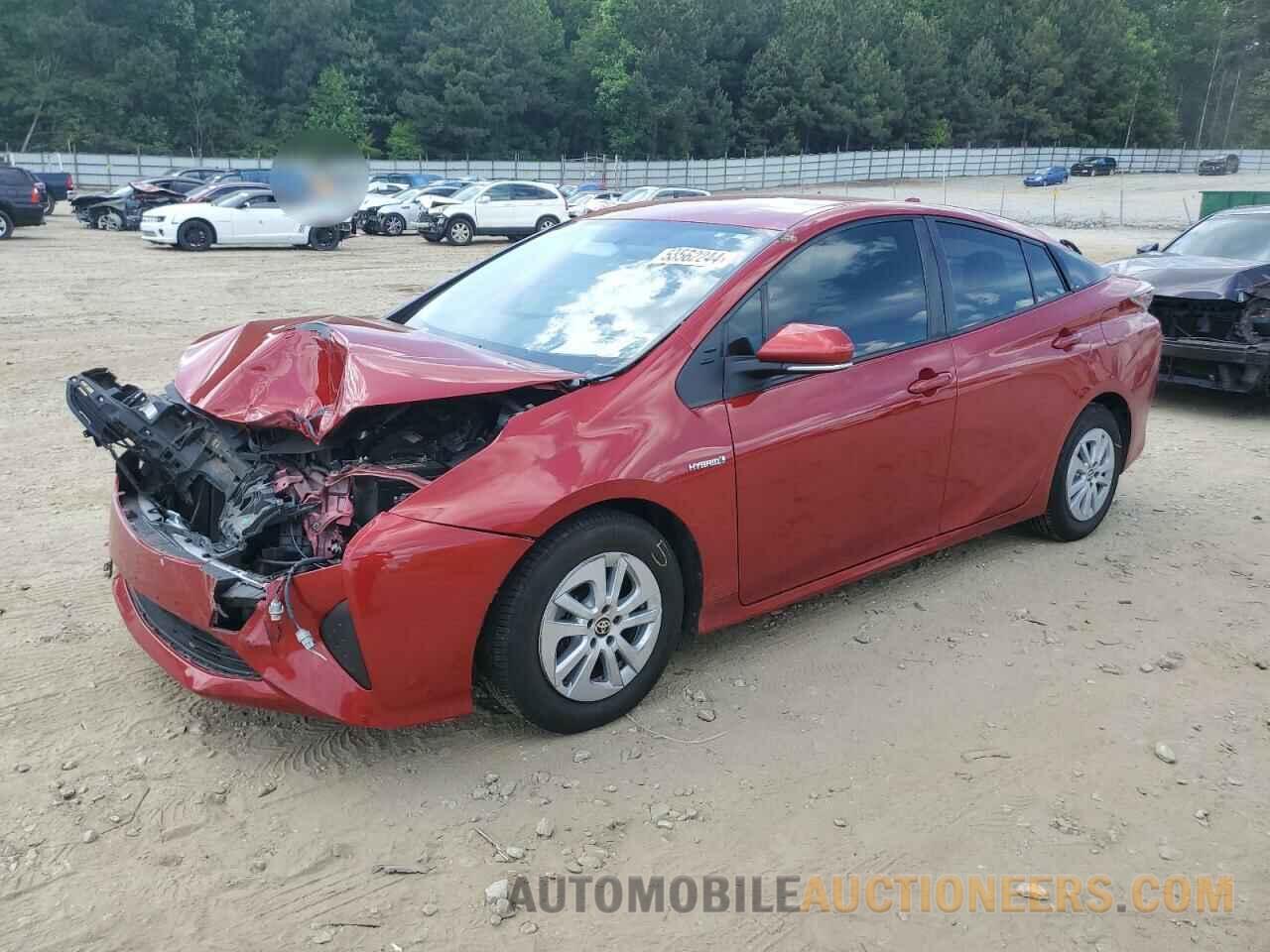 JTDKBRFU4G3520017 TOYOTA PRIUS 2016