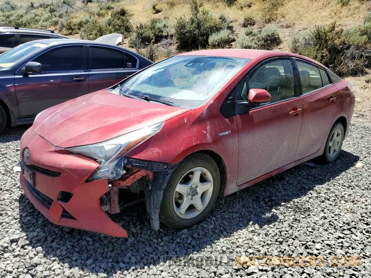 JTDKBRFU4H3541340 TOYOTA PRIUS 2017