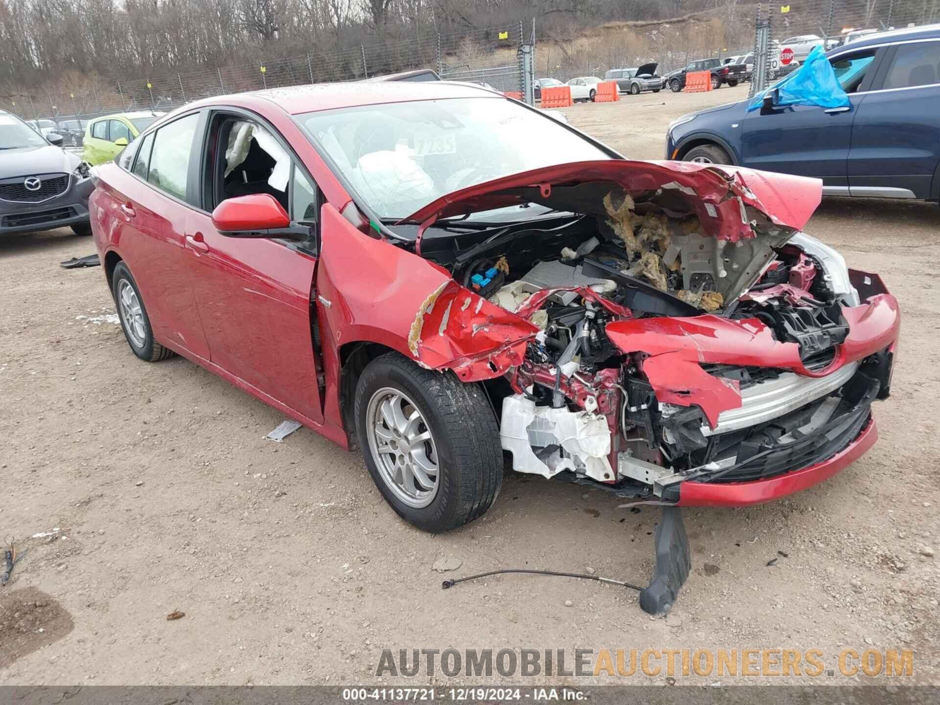 JTDKBRFU4H3567551 TOYOTA PRIUS 2017