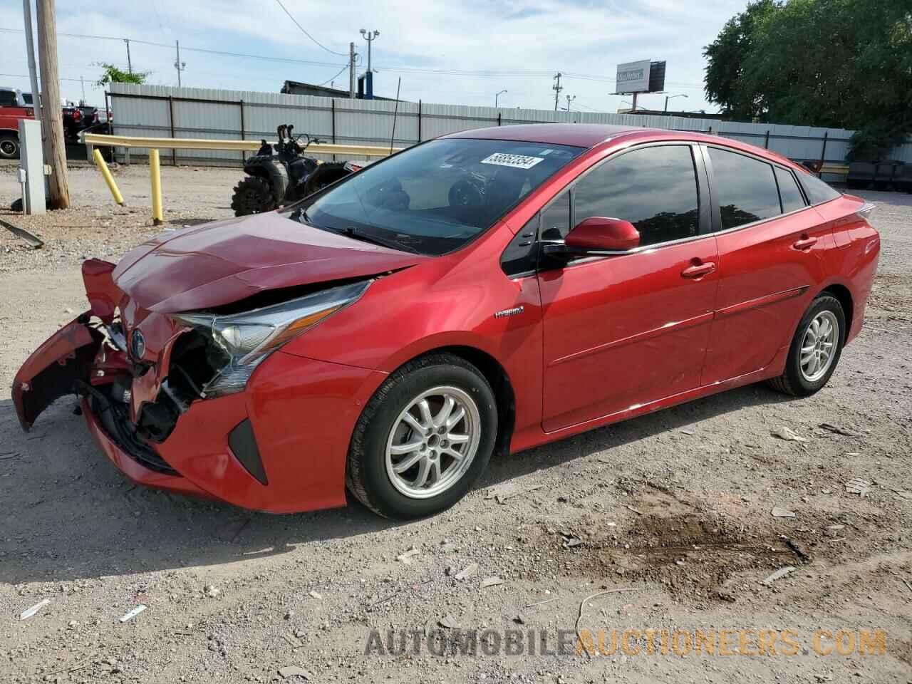 JTDKBRFU4J3584971 TOYOTA PRIUS 2018