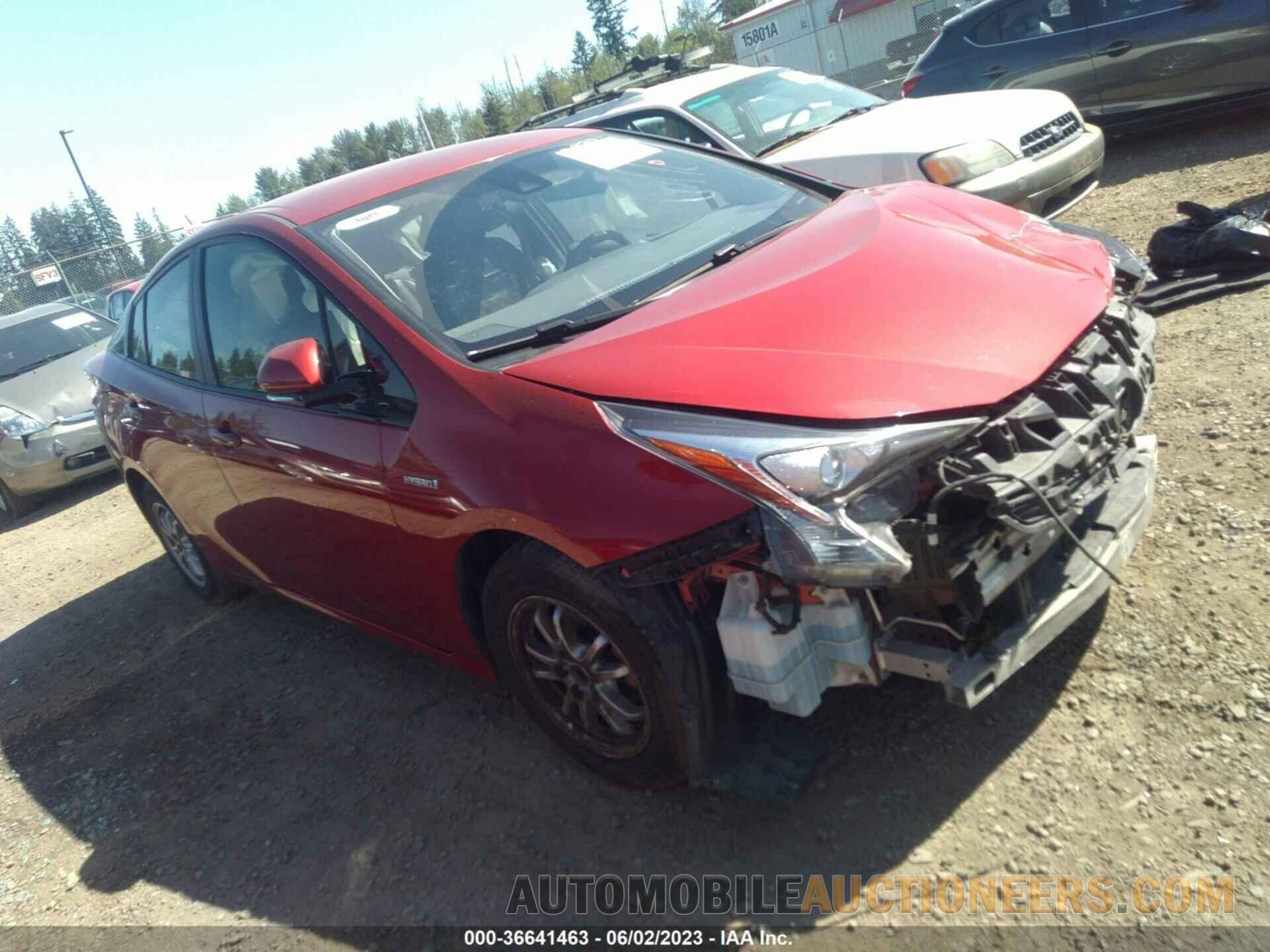 JTDKBRFU4J3603972 TOYOTA PRIUS 2018