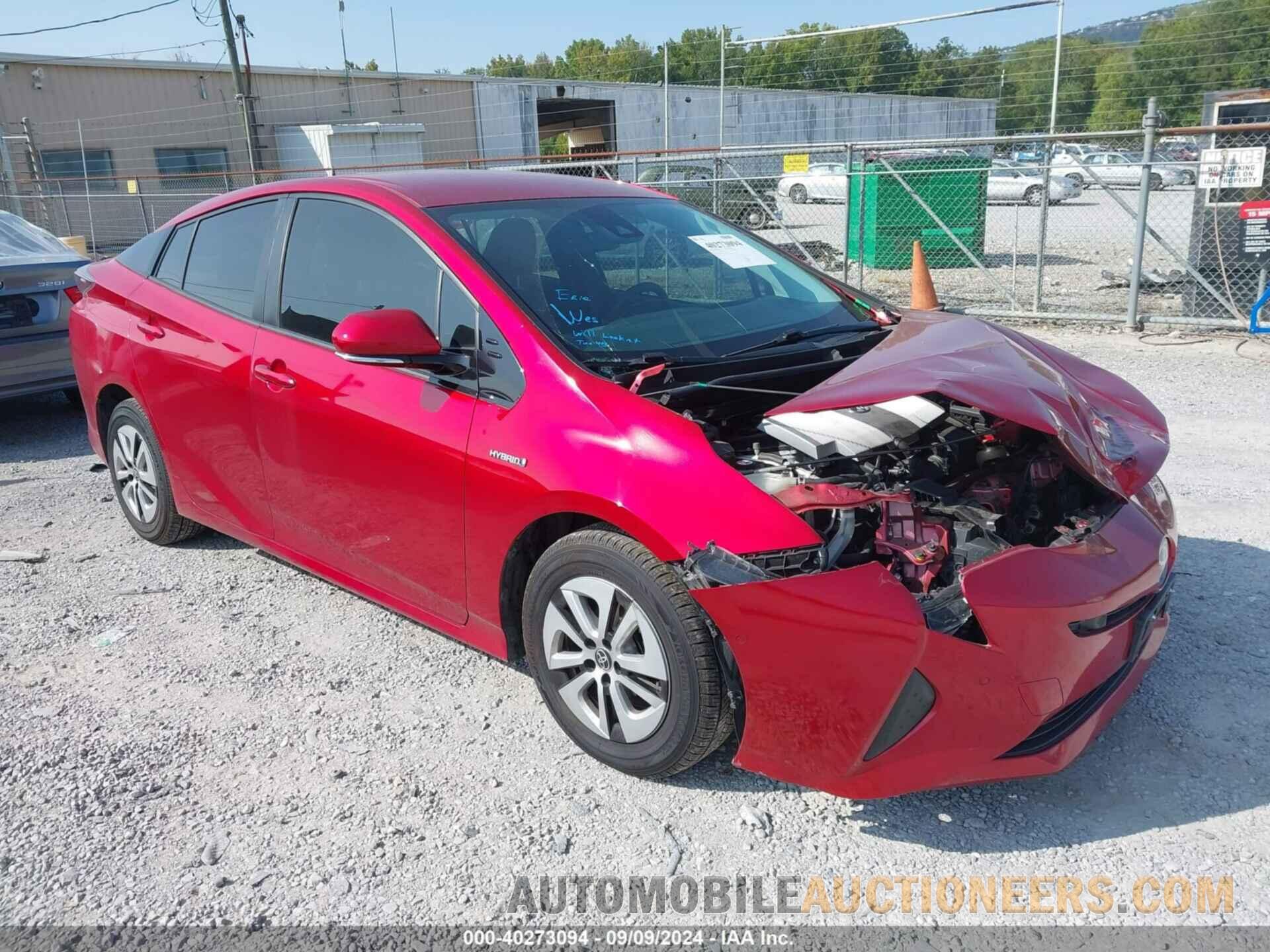 JTDKBRFU5H3567820 TOYOTA PRIUS 2017