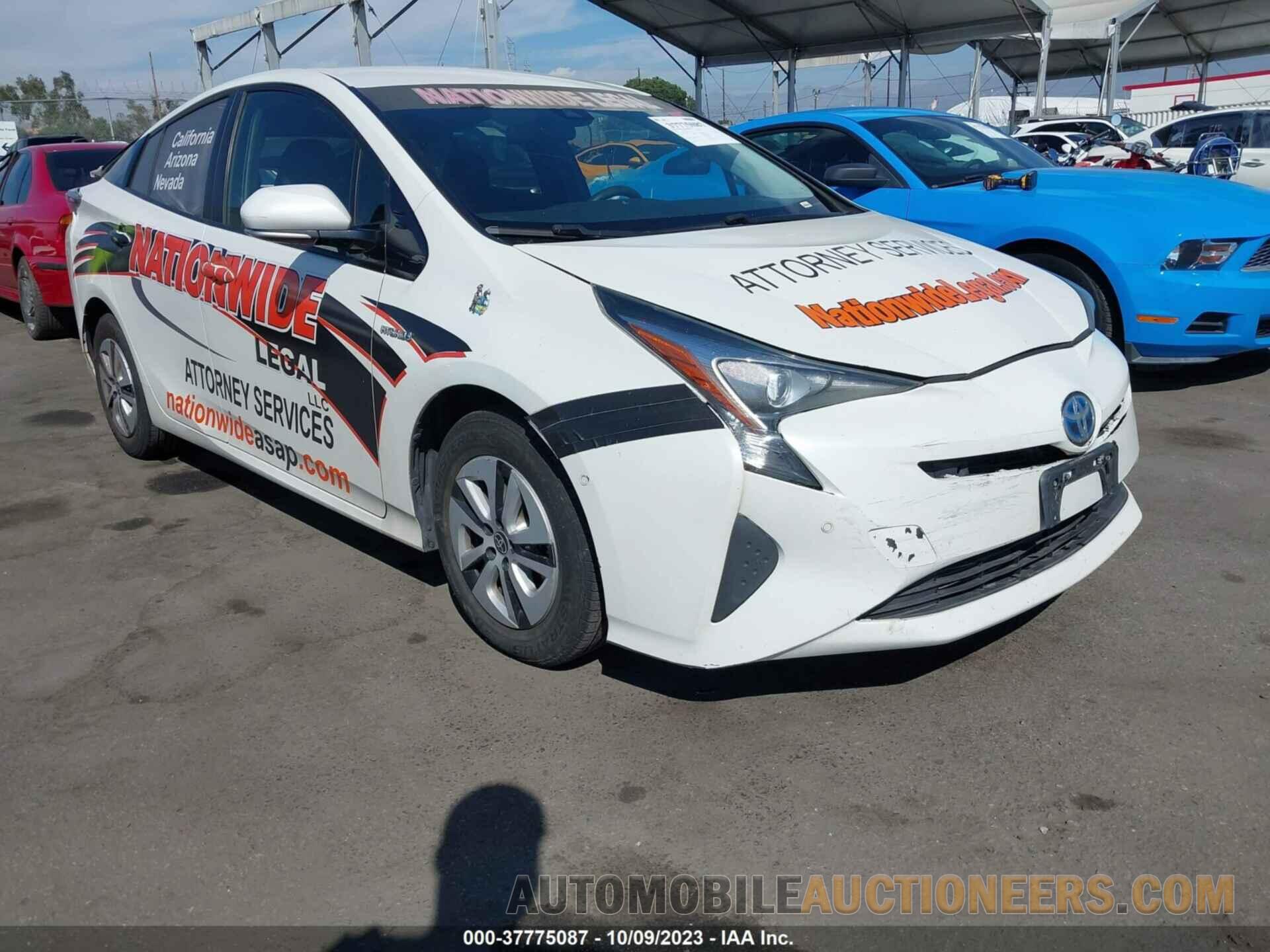 JTDKBRFU5J3067114 TOYOTA PRIUS 2018