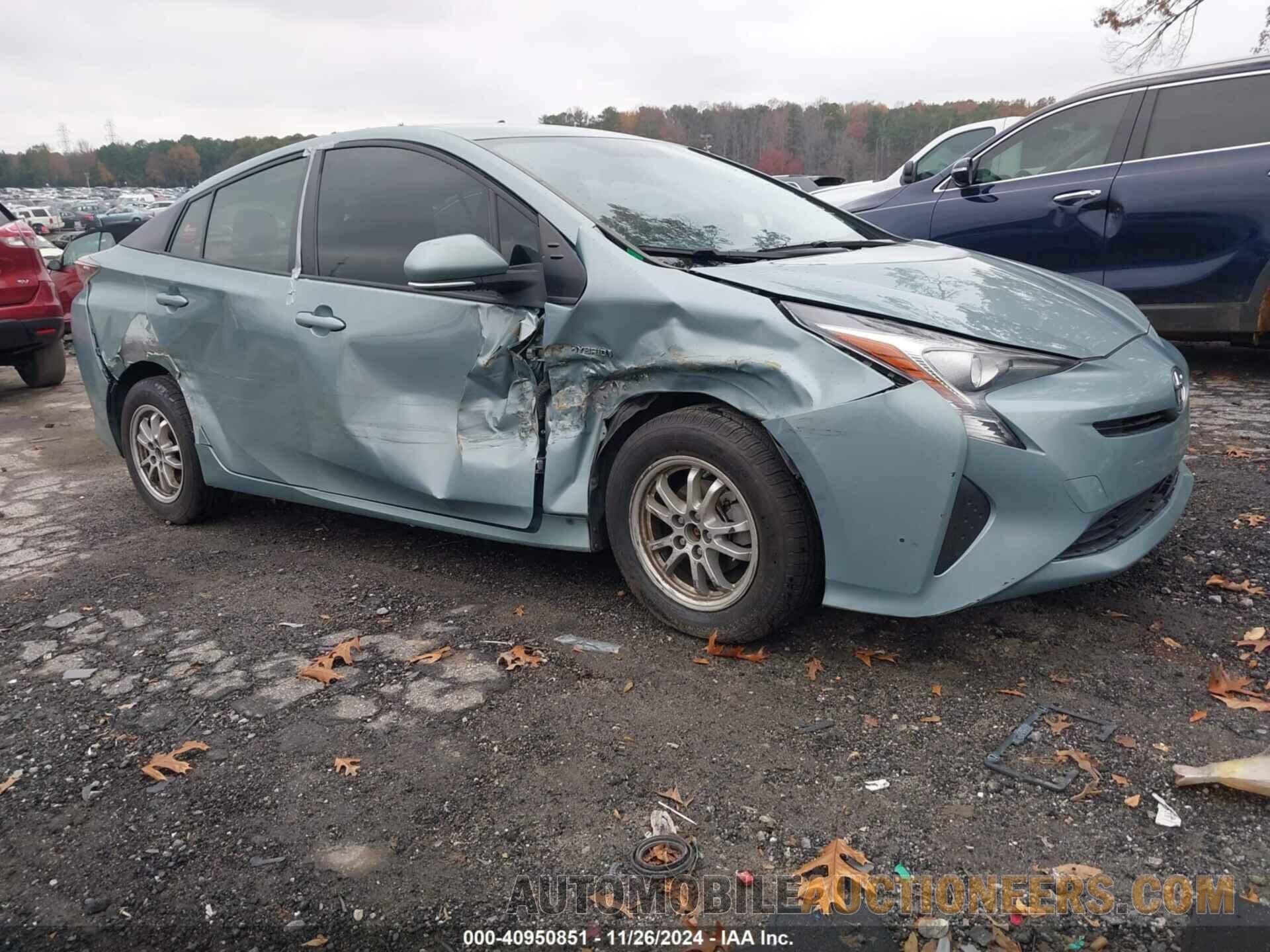 JTDKBRFU6G3512727 TOYOTA PRIUS 2016