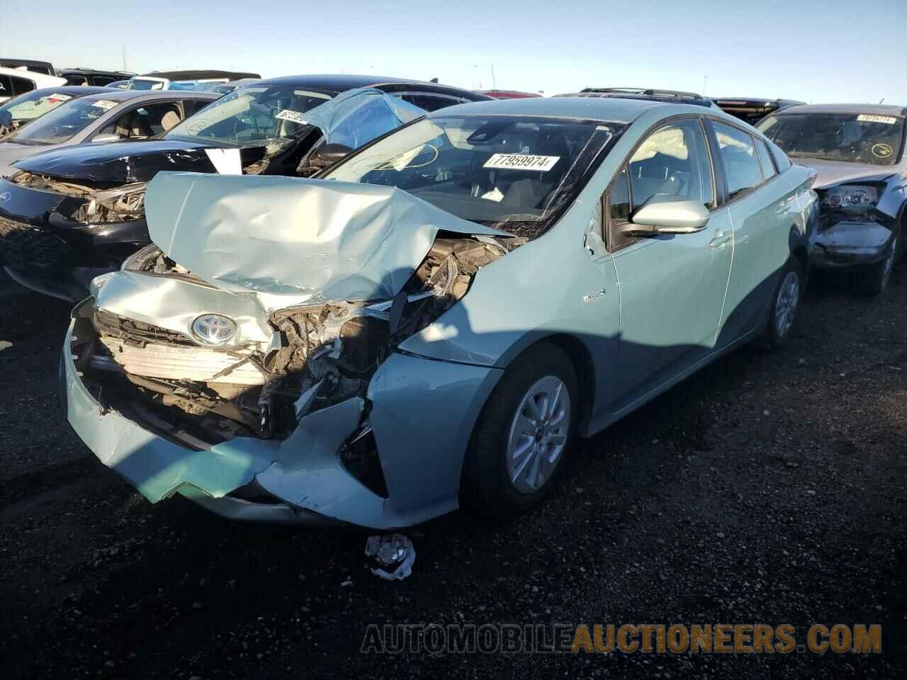 JTDKBRFU6H3550380 TOYOTA PRIUS 2017