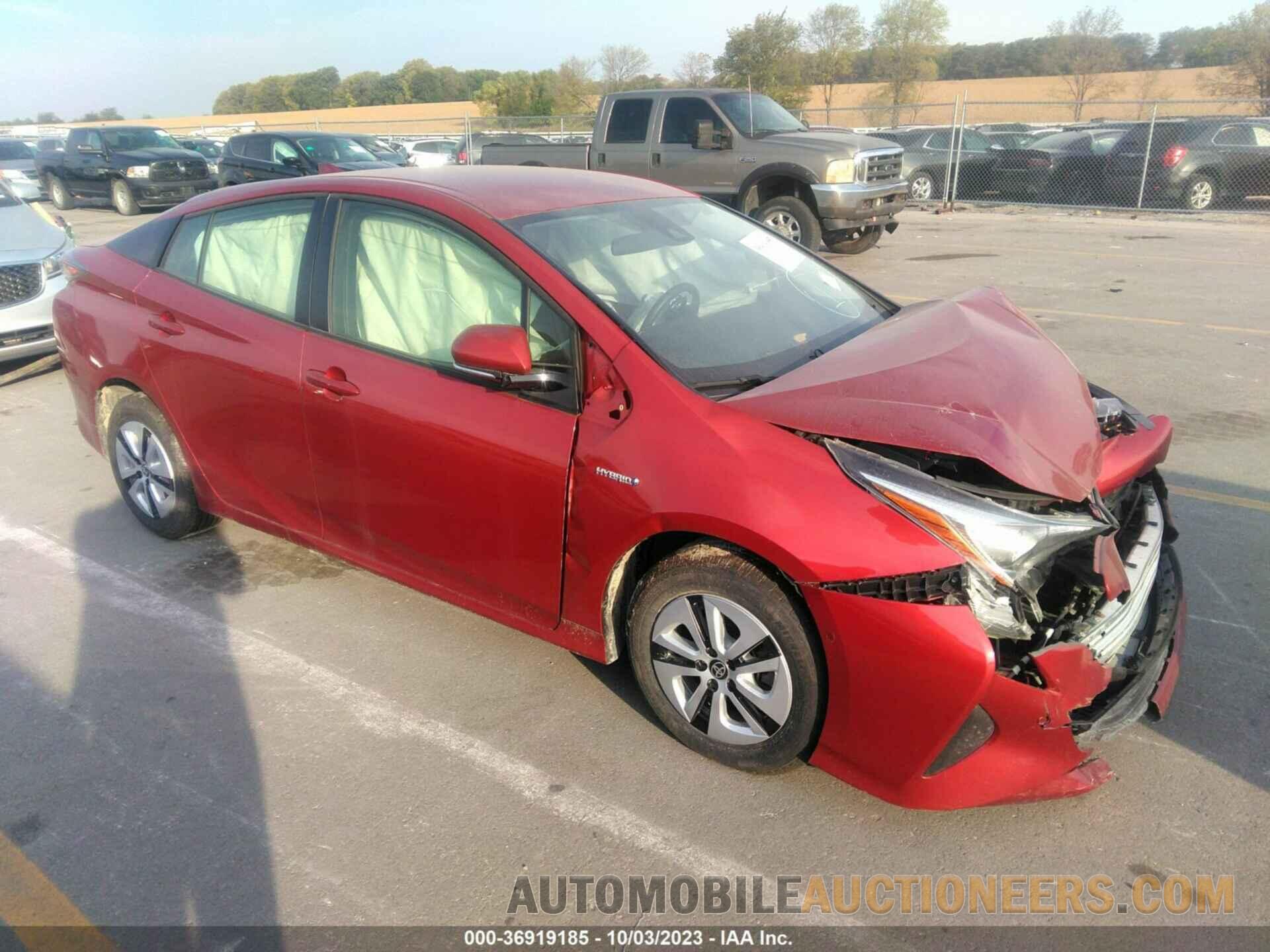 JTDKBRFU6J3064299 TOYOTA PRIUS 2018