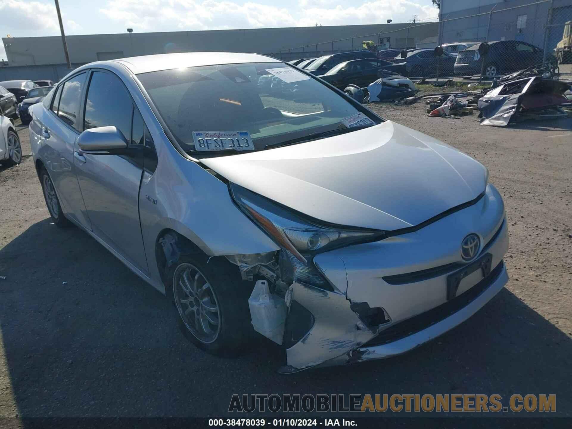 JTDKBRFU6J3068725 TOYOTA PRIUS 2018