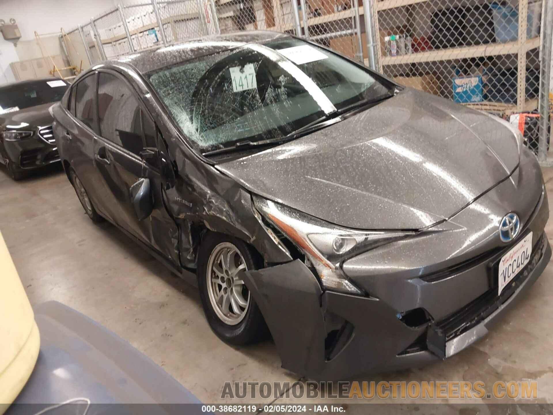 JTDKBRFU7G3524899 TOYOTA PRIUS 2016