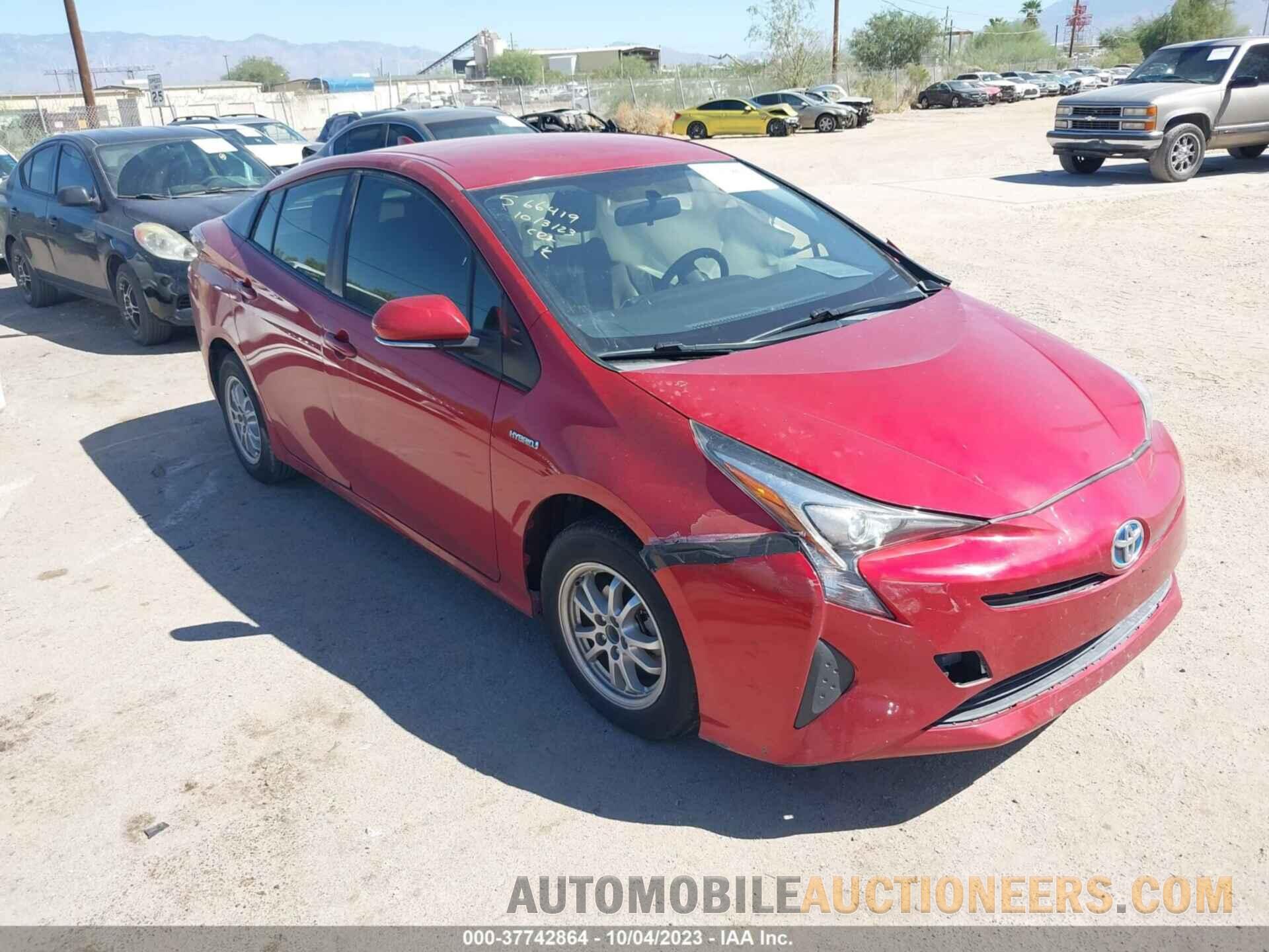 JTDKBRFU7G3526684 TOYOTA PRIUS 2016