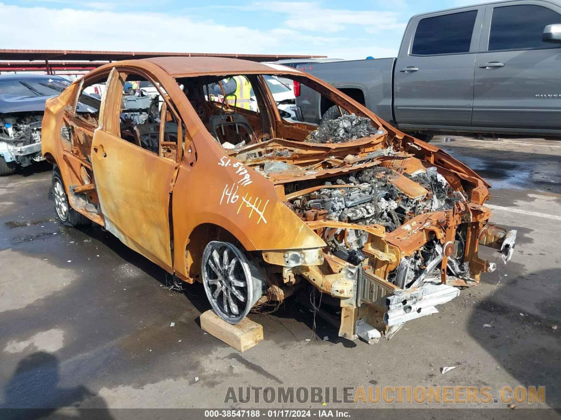 JTDKBRFU7H3038725 TOYOTA PRIUS 2017