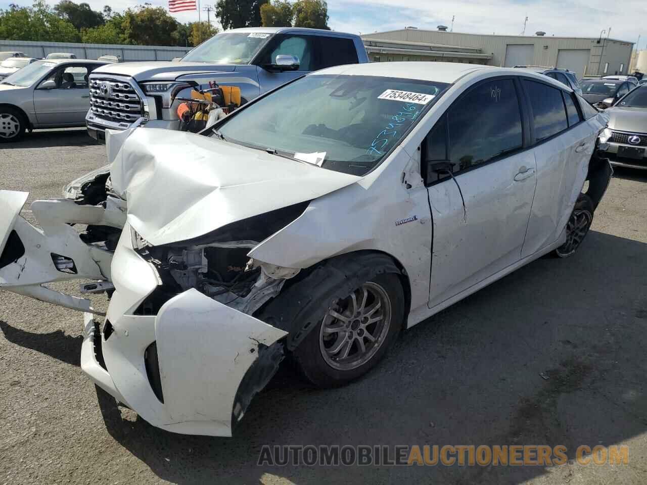 JTDKBRFU7J3062822 TOYOTA PRIUS 2018