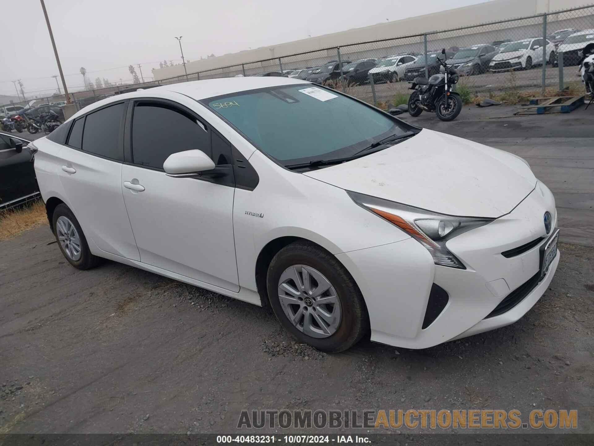 JTDKBRFU7J3073626 TOYOTA PRIUS 2018