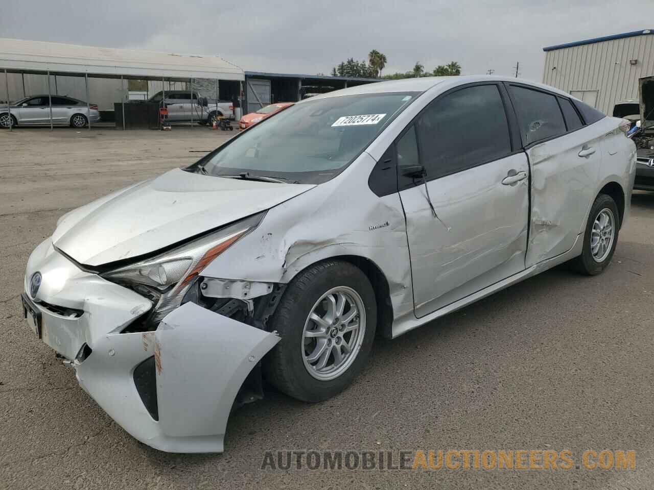 JTDKBRFU7J3074615 TOYOTA PRIUS 2018