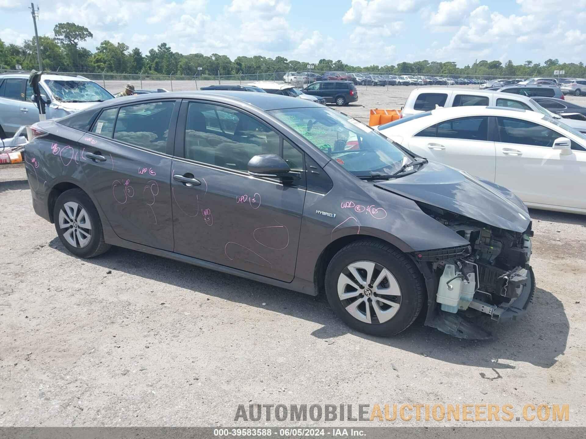 JTDKBRFU7J3590912 TOYOTA PRIUS 2018