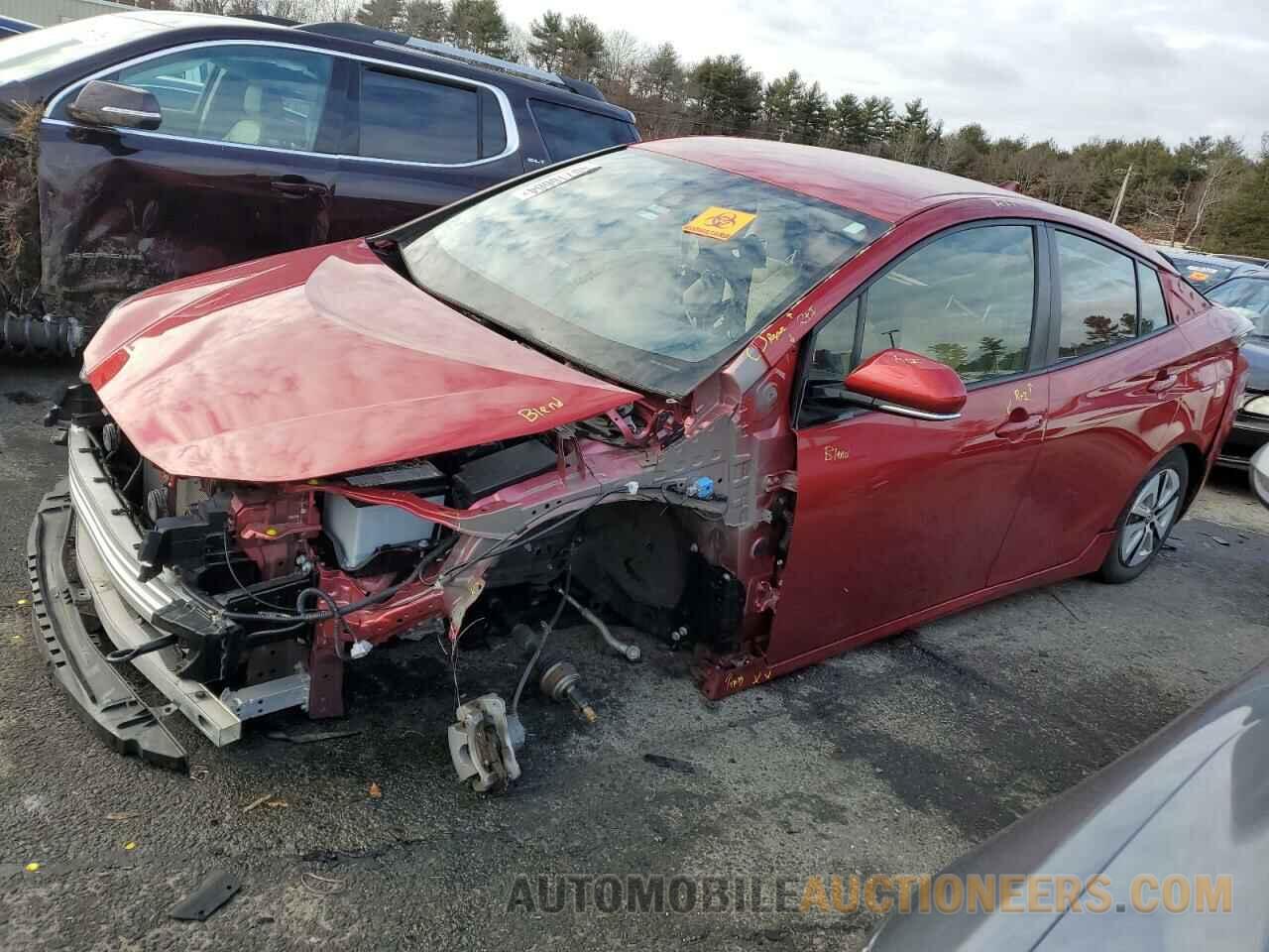 JTDKBRFU7J3603139 TOYOTA PRIUS 2018