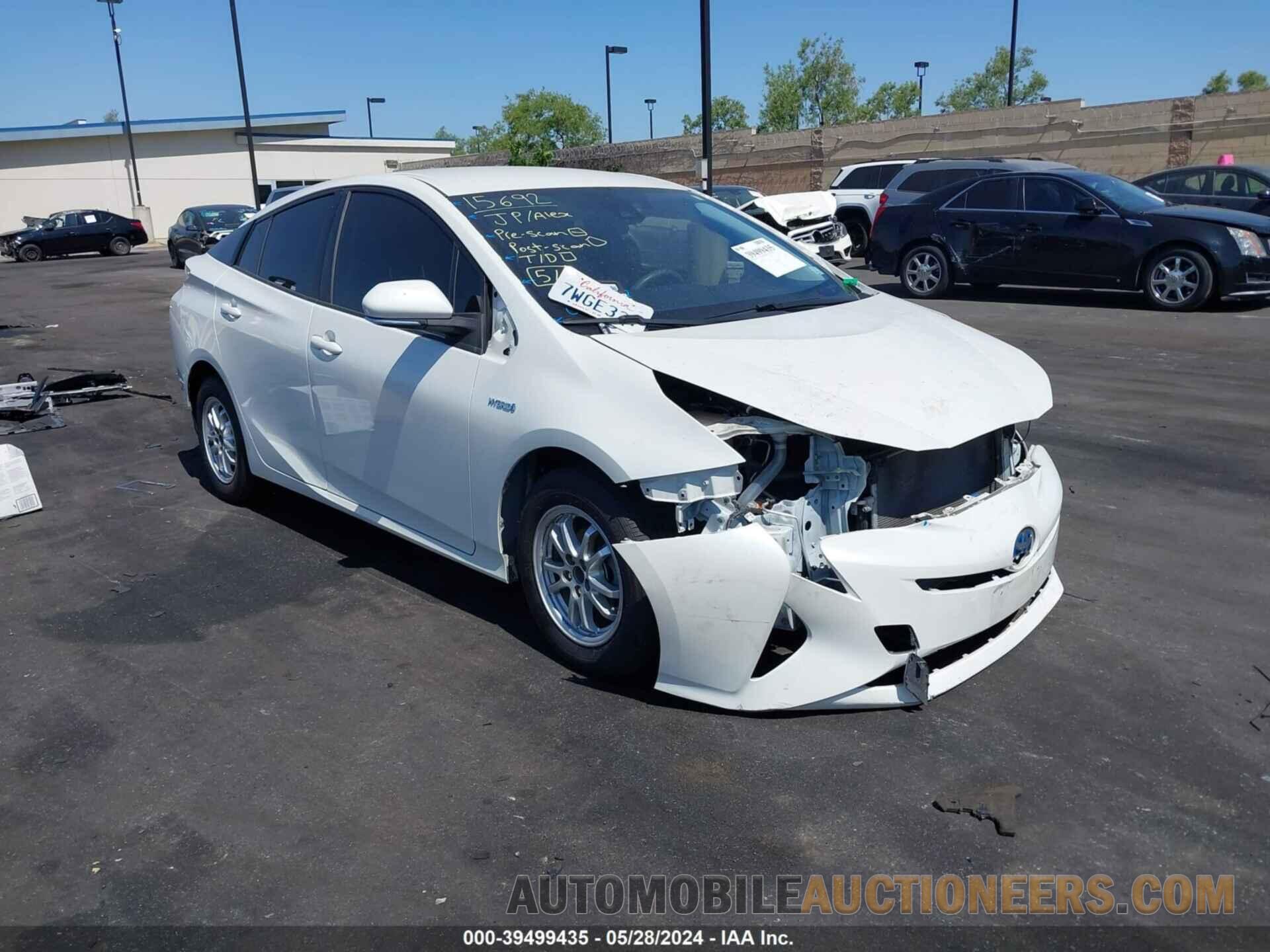 JTDKBRFU8H3035512 TOYOTA PRIUS 2017