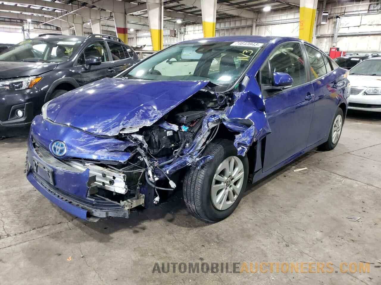 JTDKBRFU8H3541504 TOYOTA PRIUS 2017