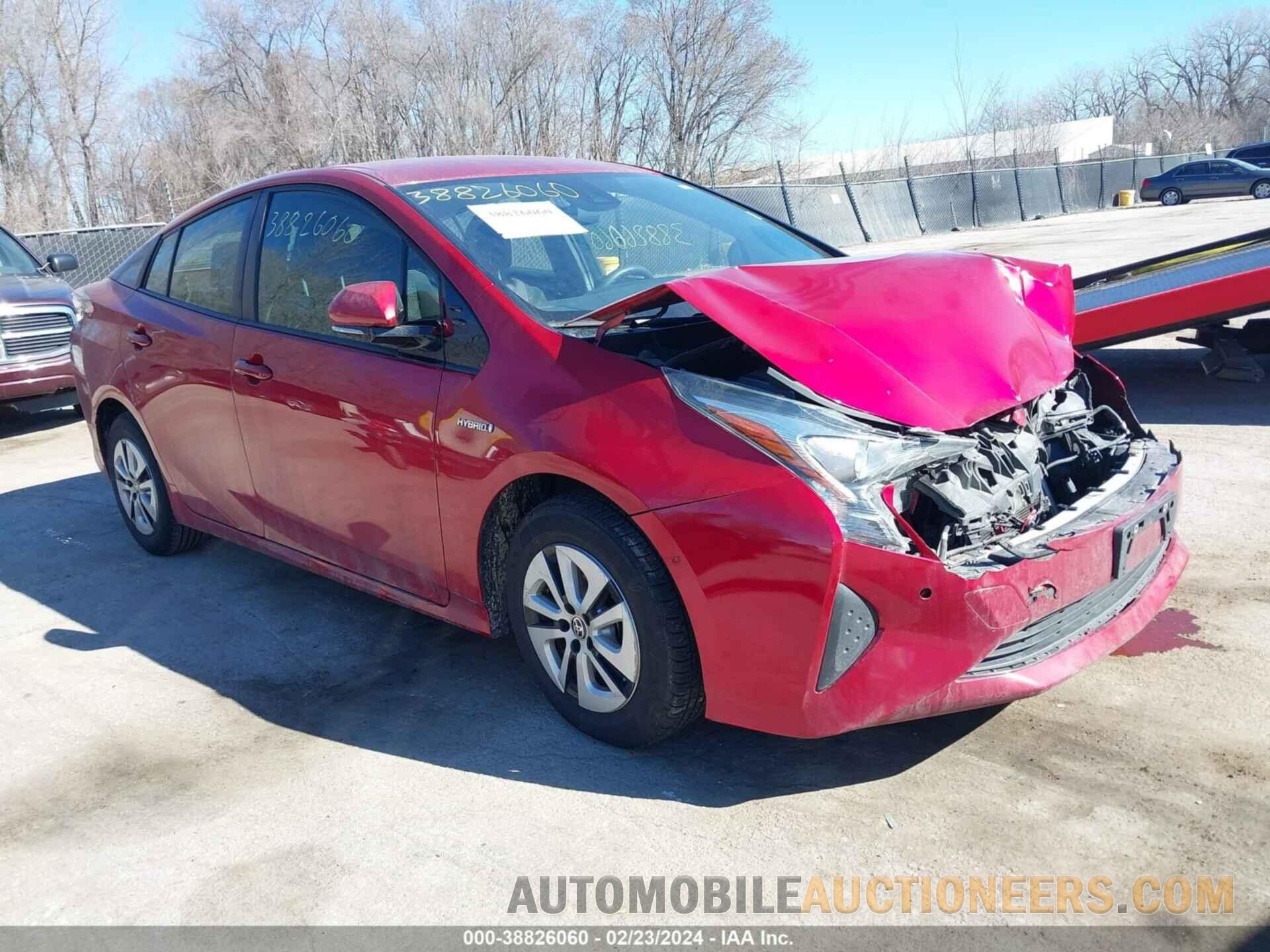 JTDKBRFU8J3590613 TOYOTA PRIUS 2018