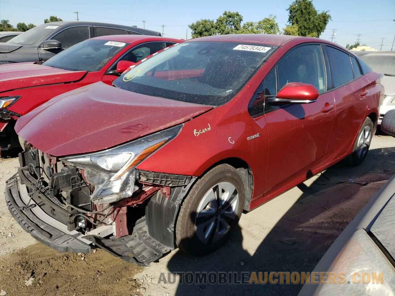 JTDKBRFU9H3567738 TOYOTA PRIUS 2017