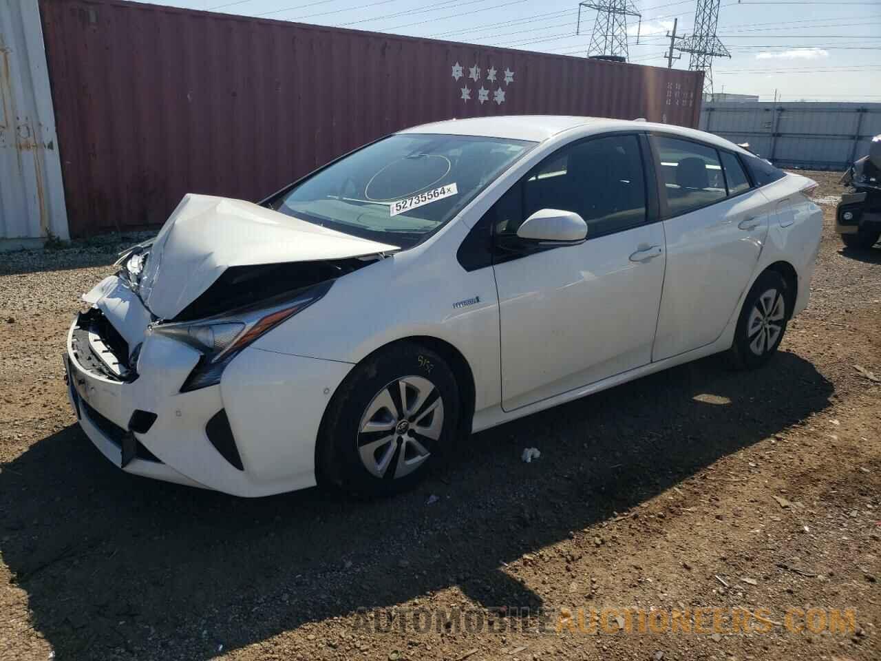 JTDKBRFU9J3592208 TOYOTA PRIUS 2018