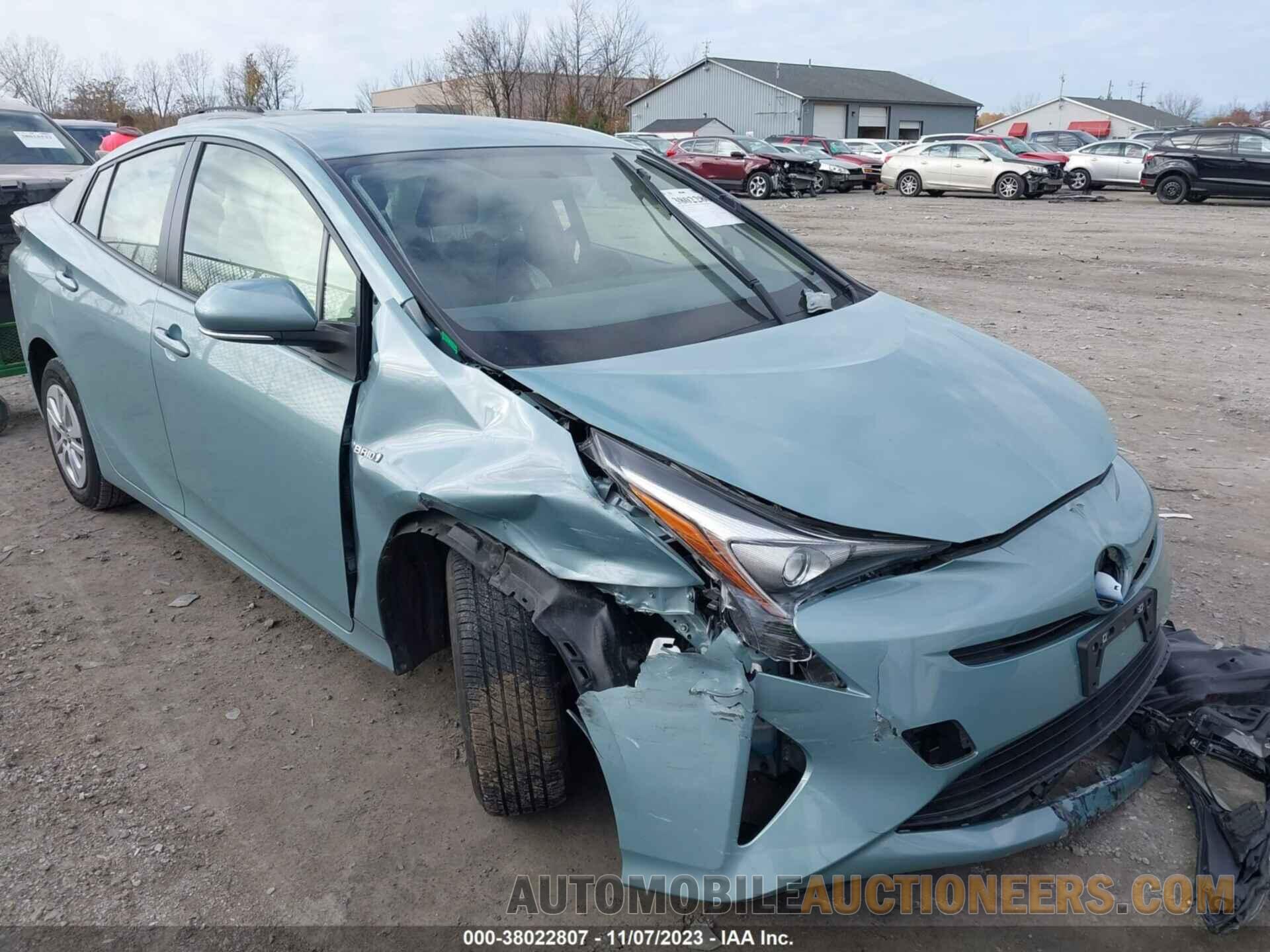 JTDKBRFUXG3015552 TOYOTA PRIUS 2016