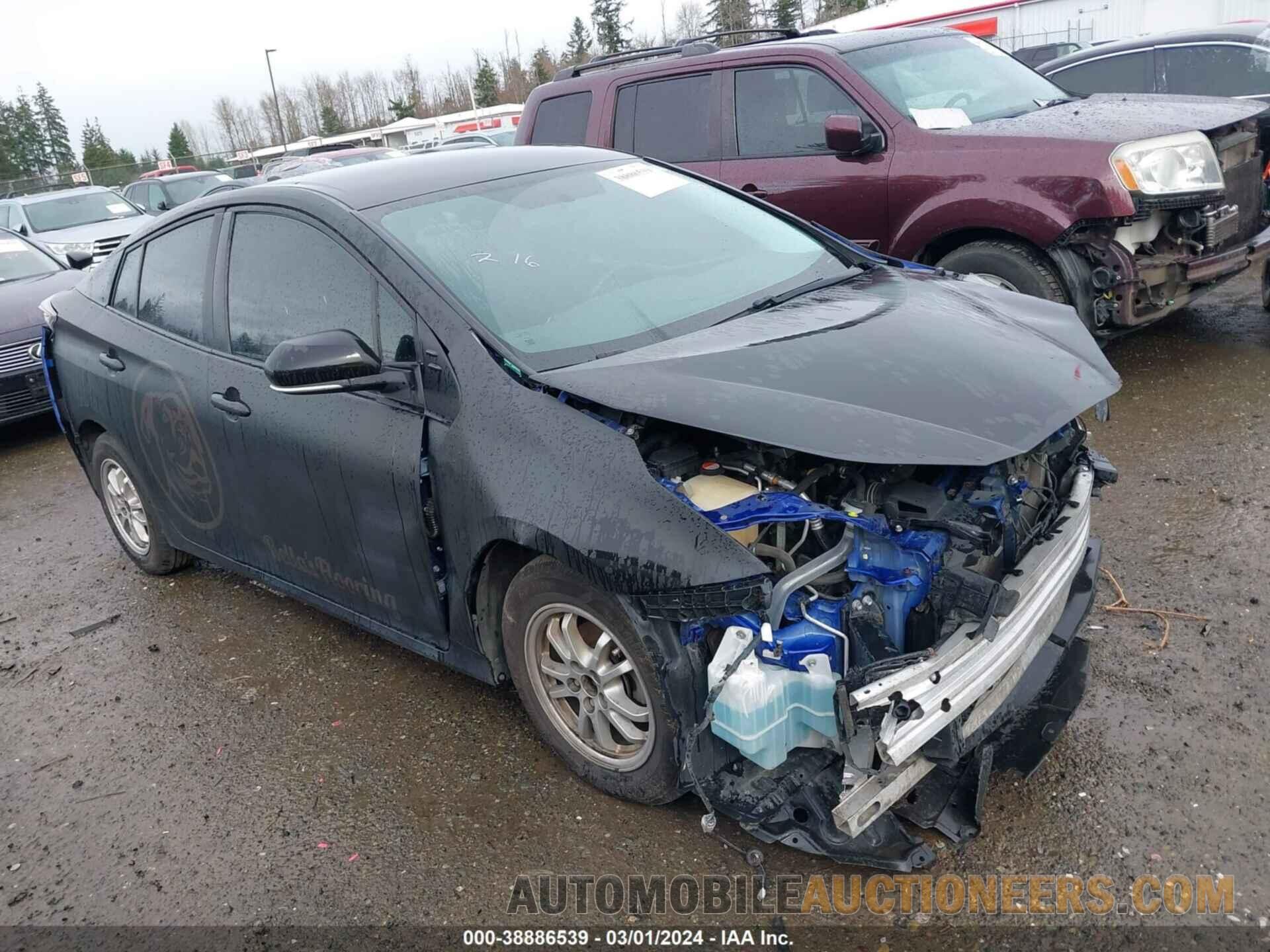 JTDKBRFUXG3509118 TOYOTA PRIUS 2016