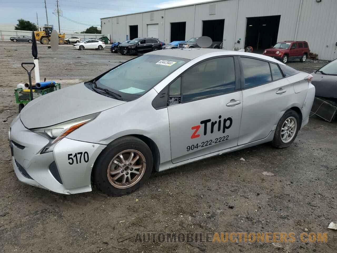 JTDKBRFUXG3515887 TOYOTA PRIUS 2016