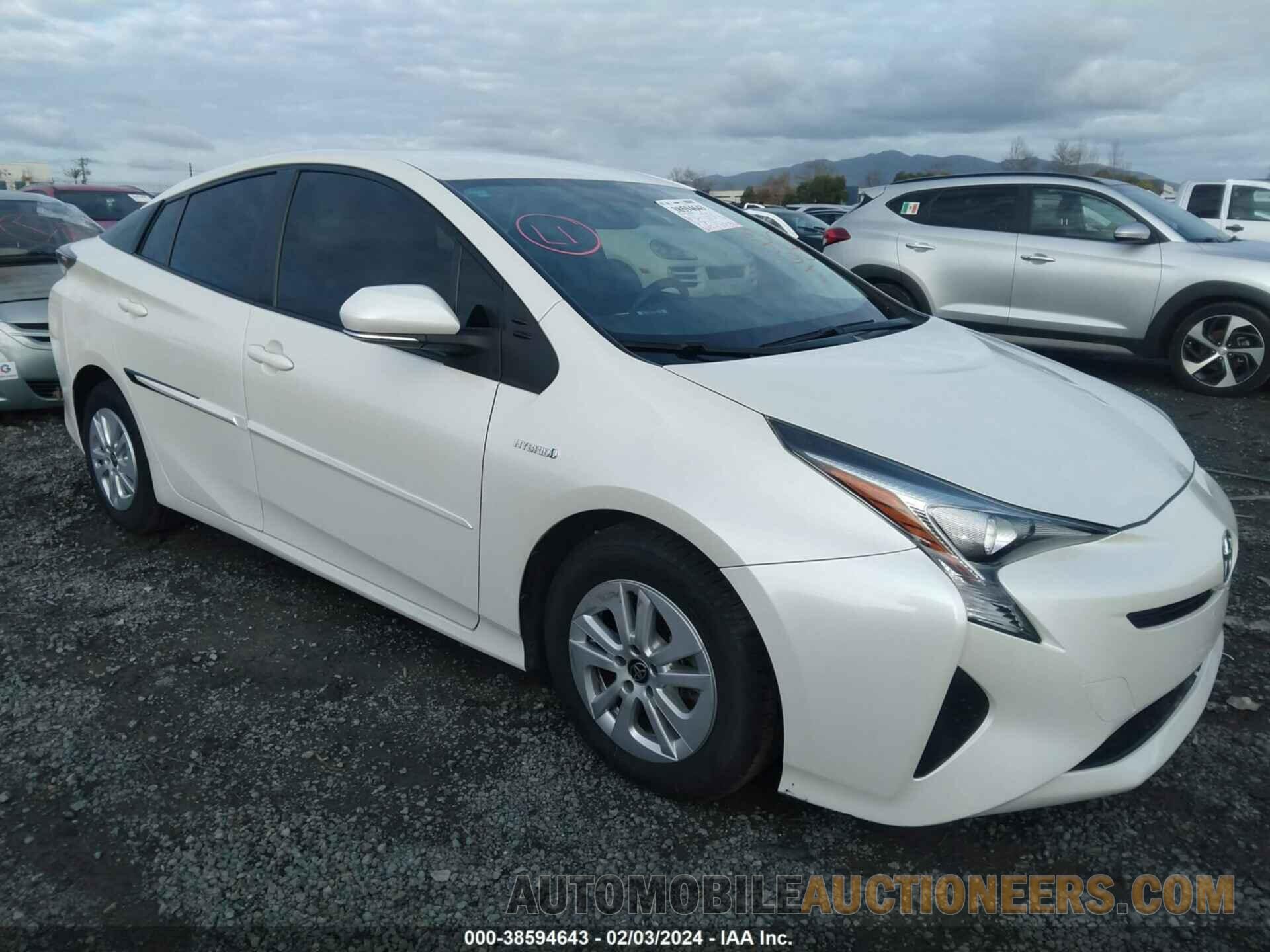 JTDKBRFUXG3527120 TOYOTA PRIUS 2016