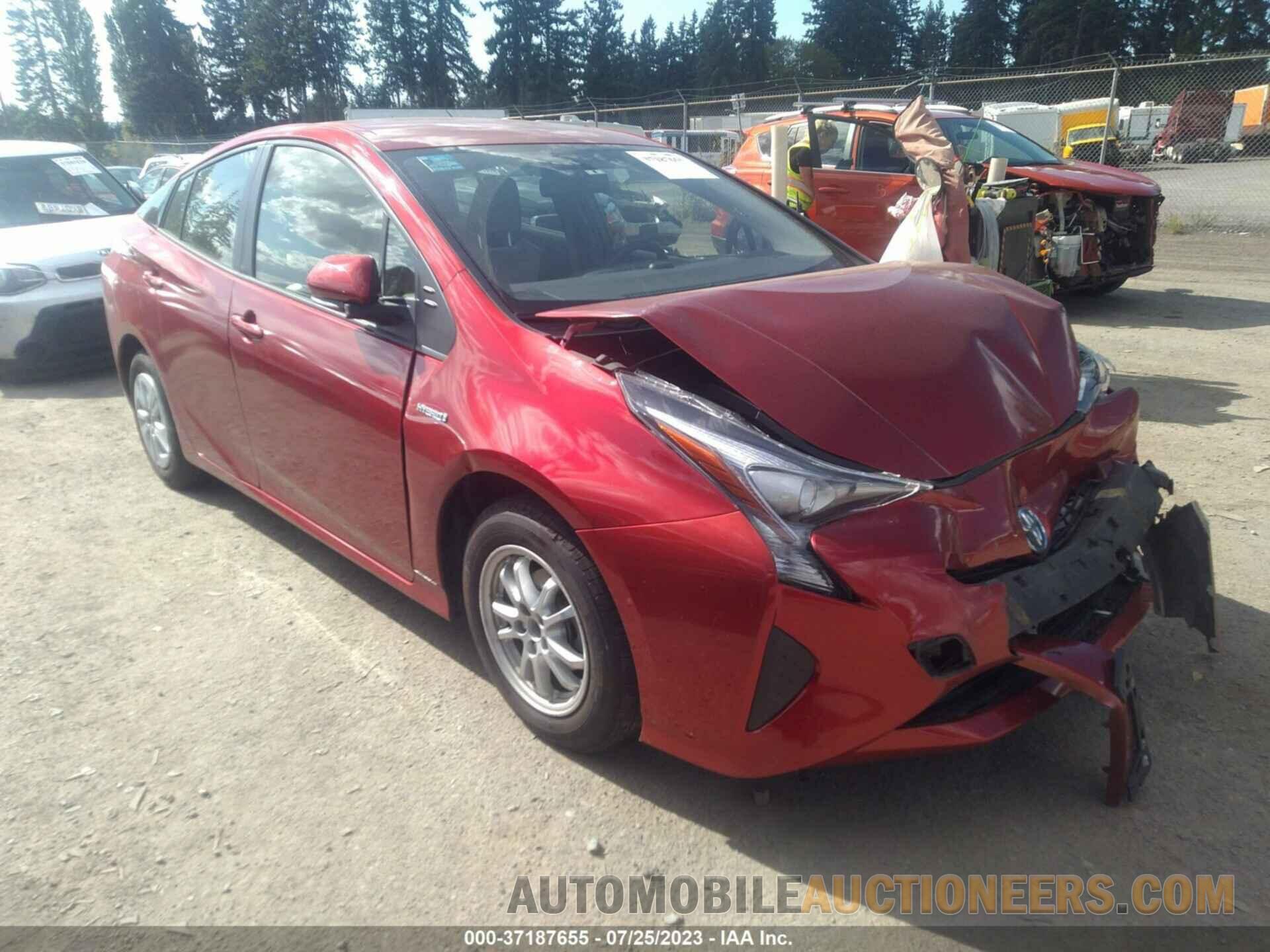 JTDKBRFUXG3531183 TOYOTA PRIUS 2016