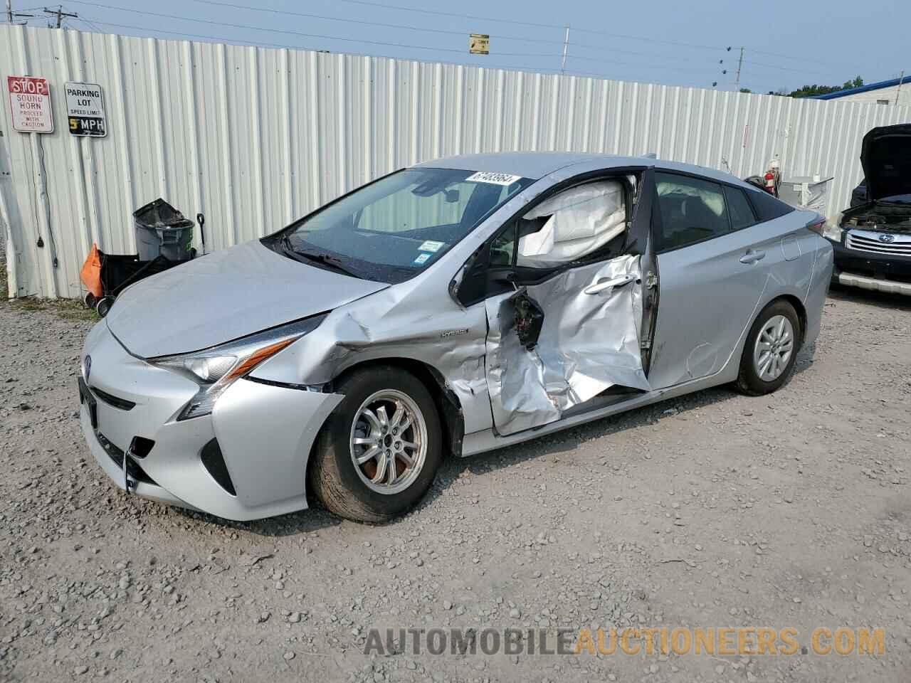 JTDKBRFUXH3031719 TOYOTA PRIUS 2017