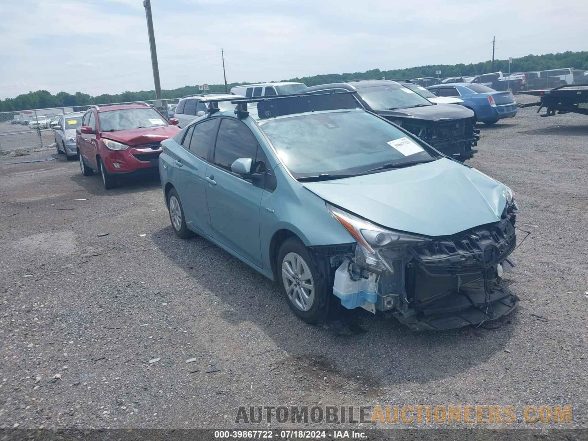 JTDKBRFUXH3038511 TOYOTA PRIUS 2017