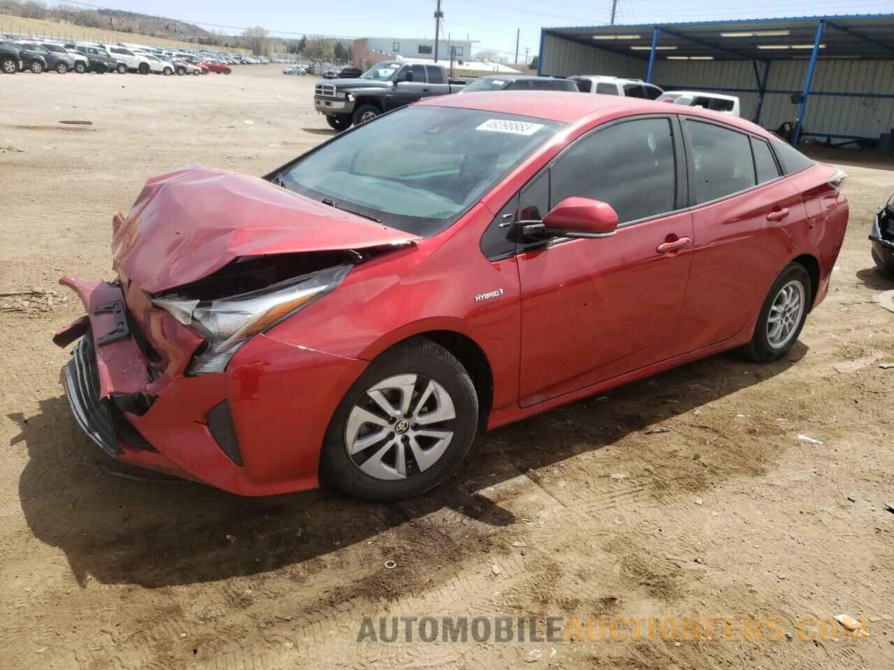 JTDKBRFUXH3569580 TOYOTA PRIUS 2017