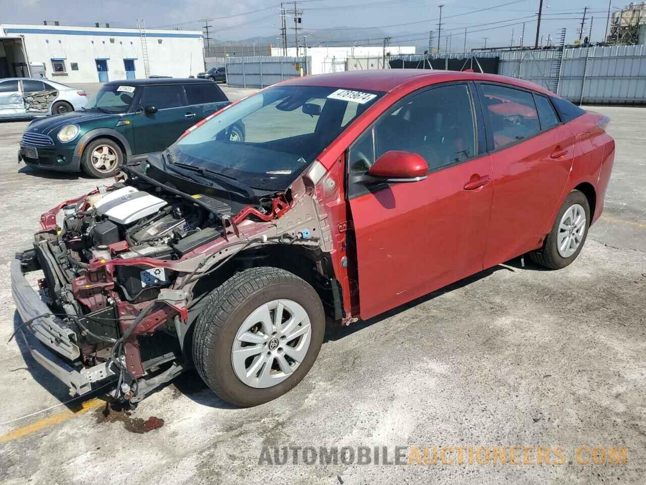 JTDKBRFUXJ3064080 TOYOTA PRIUS 2018