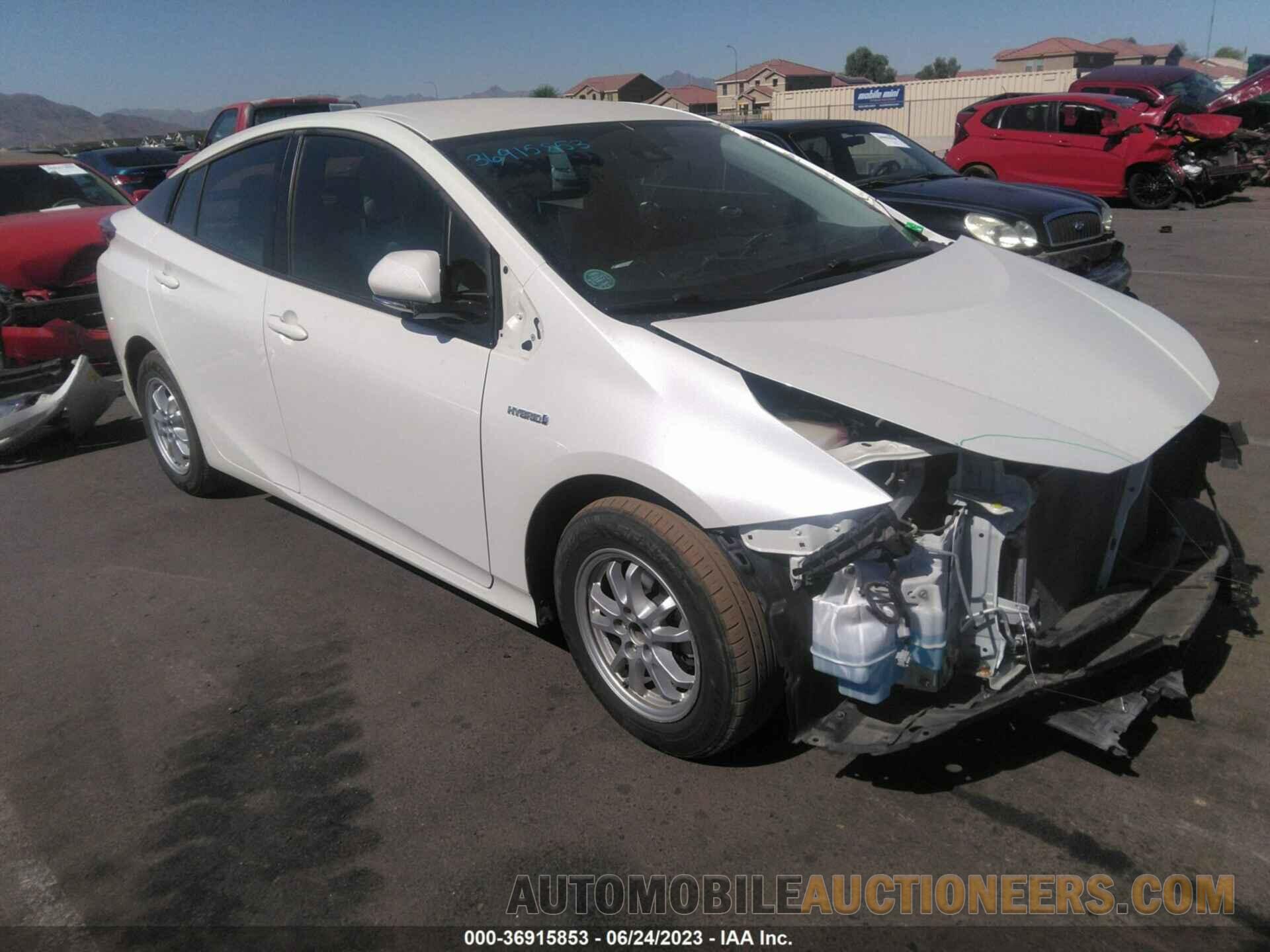 JTDKBRFUXJ3067111 TOYOTA PRIUS 2018