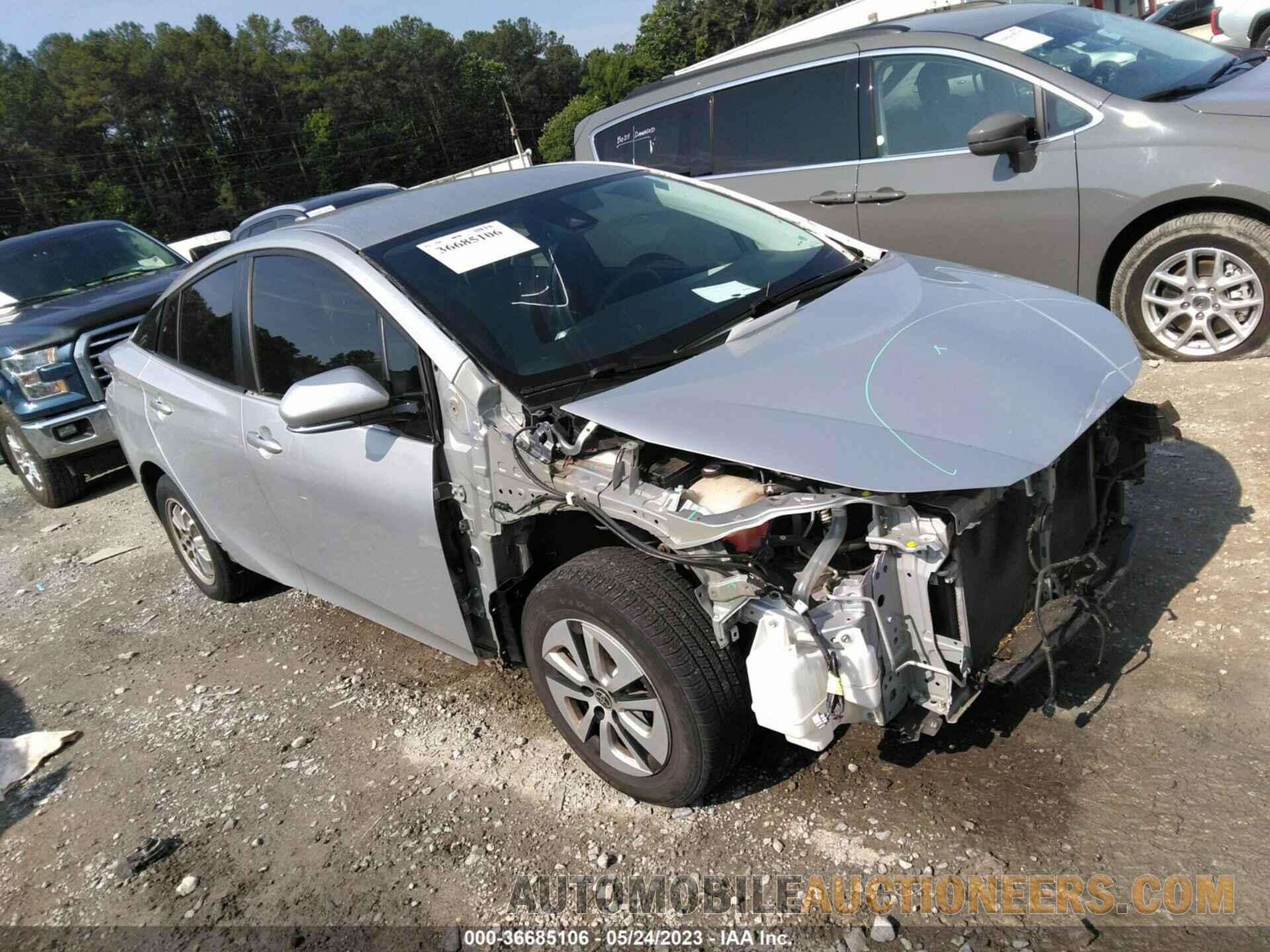 JTDKBRFUXJ3070249 TOYOTA PRIUS 2018