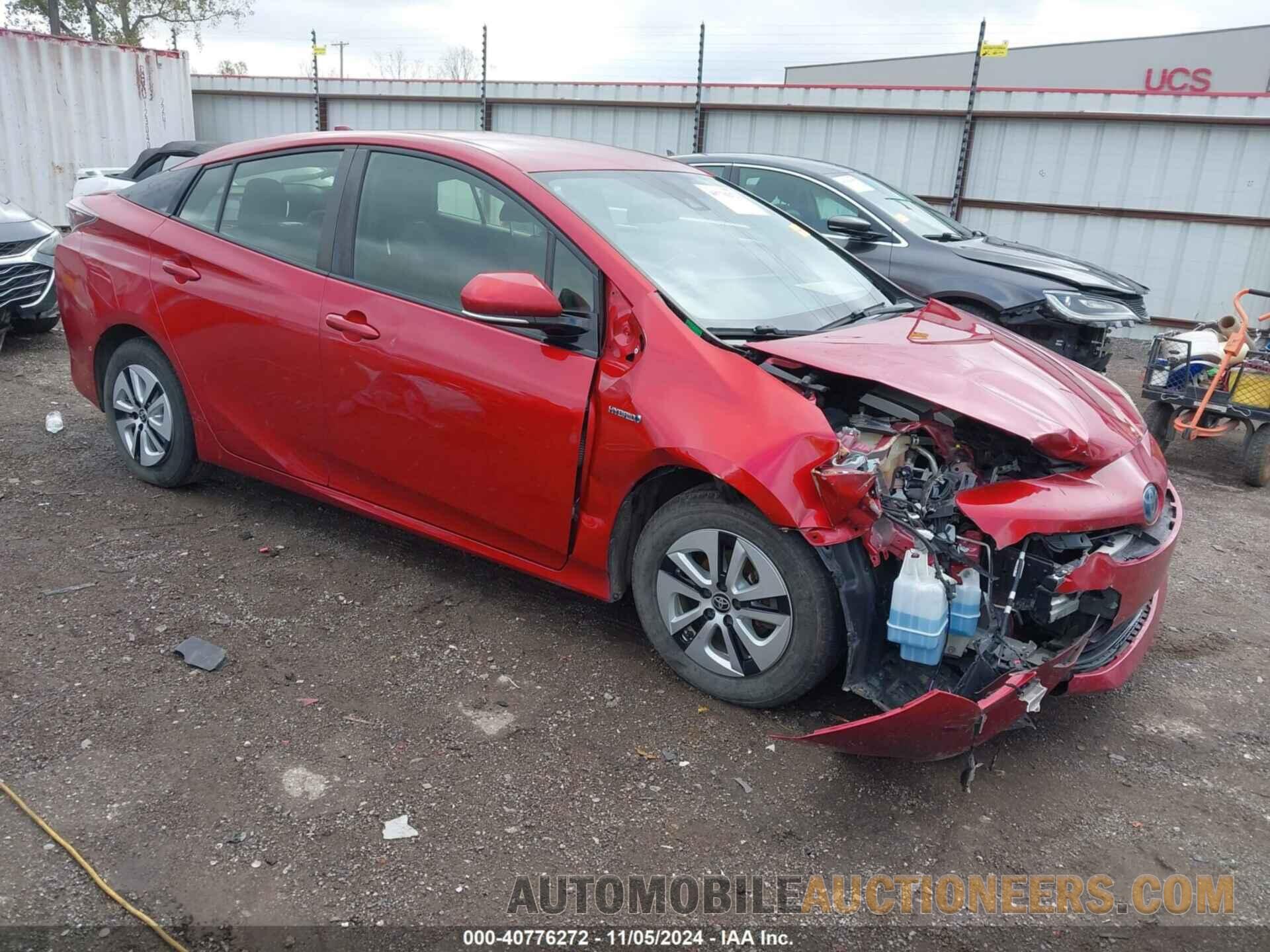 JTDKBRFUXJ3580908 TOYOTA PRIUS 2018