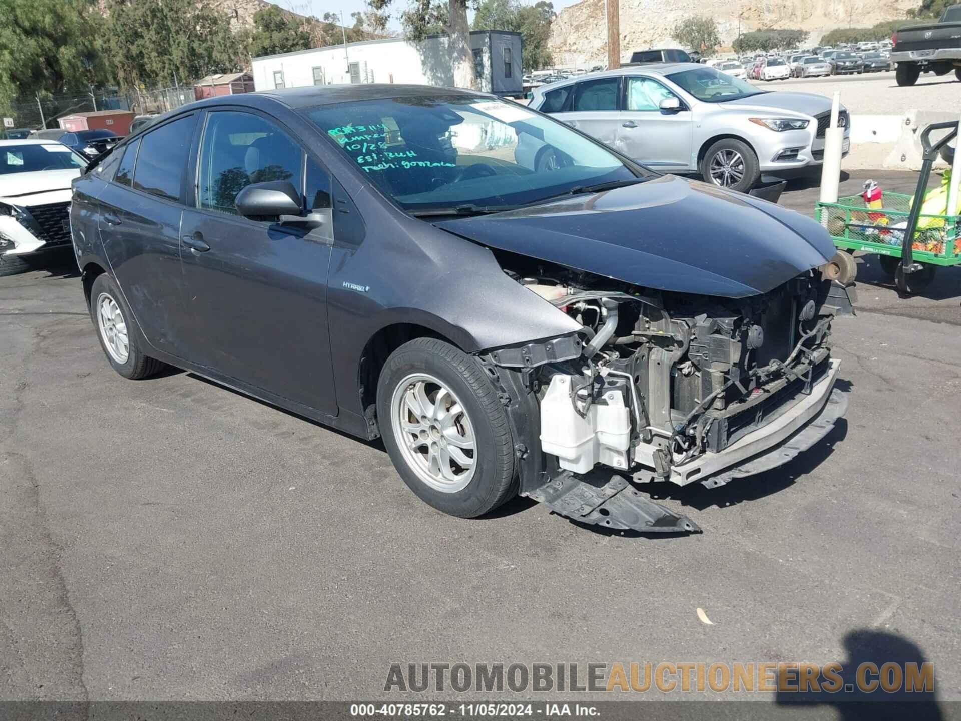 JTDKBRFUXJ3581721 TOYOTA PRIUS 2018