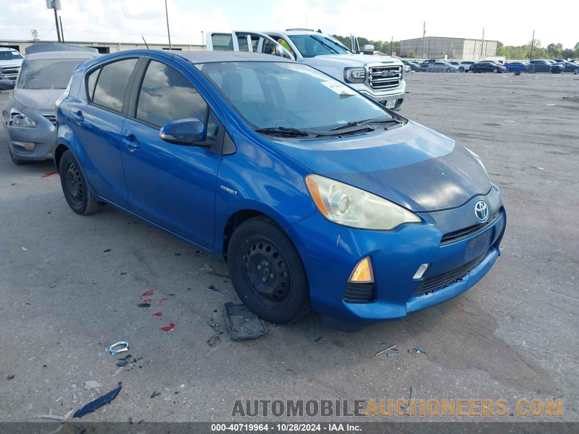 JTDKDTB30C1005199 TOYOTA PRIUS C 2012