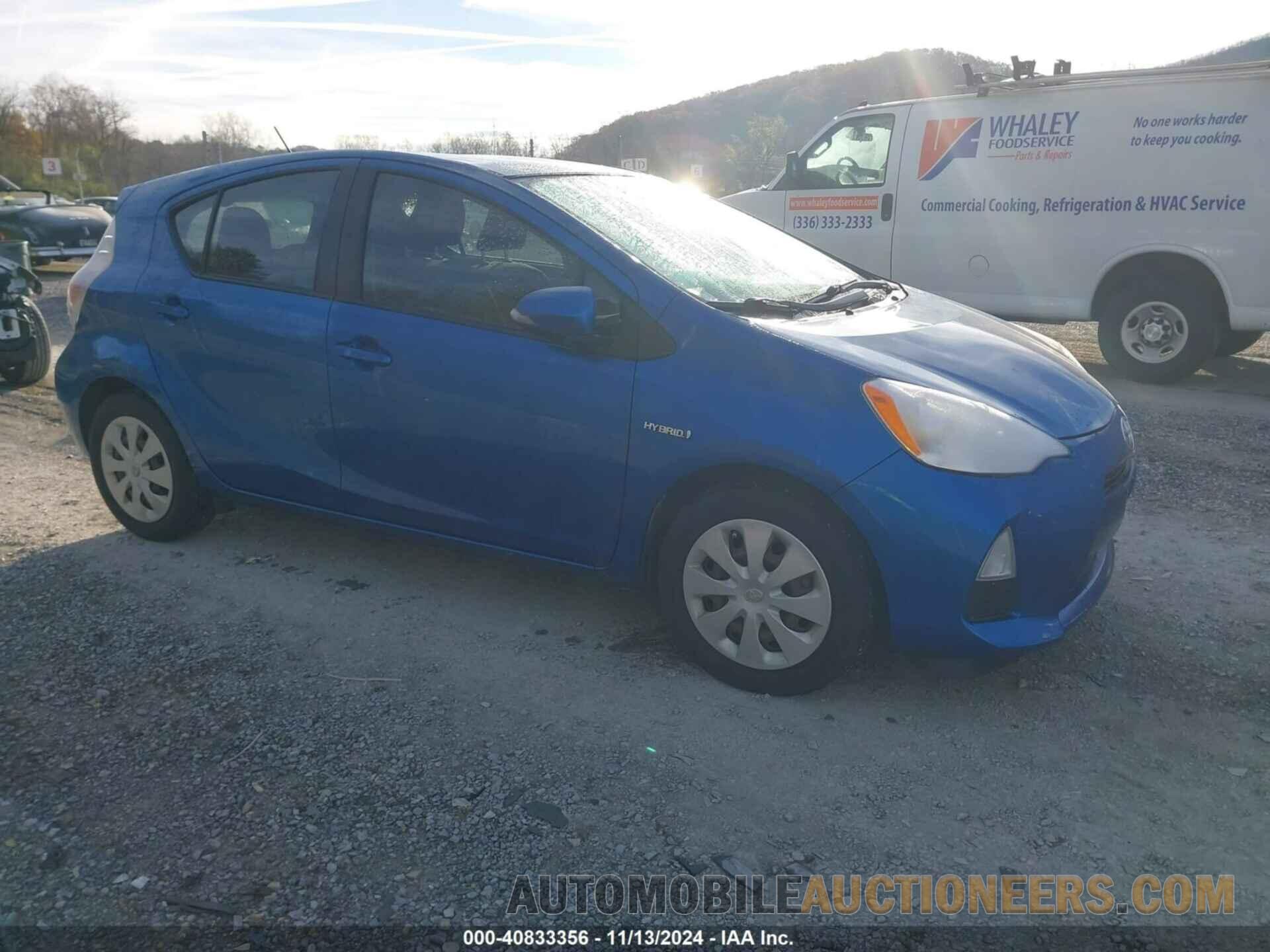 JTDKDTB30C1015442 TOYOTA PRIUS C 2012