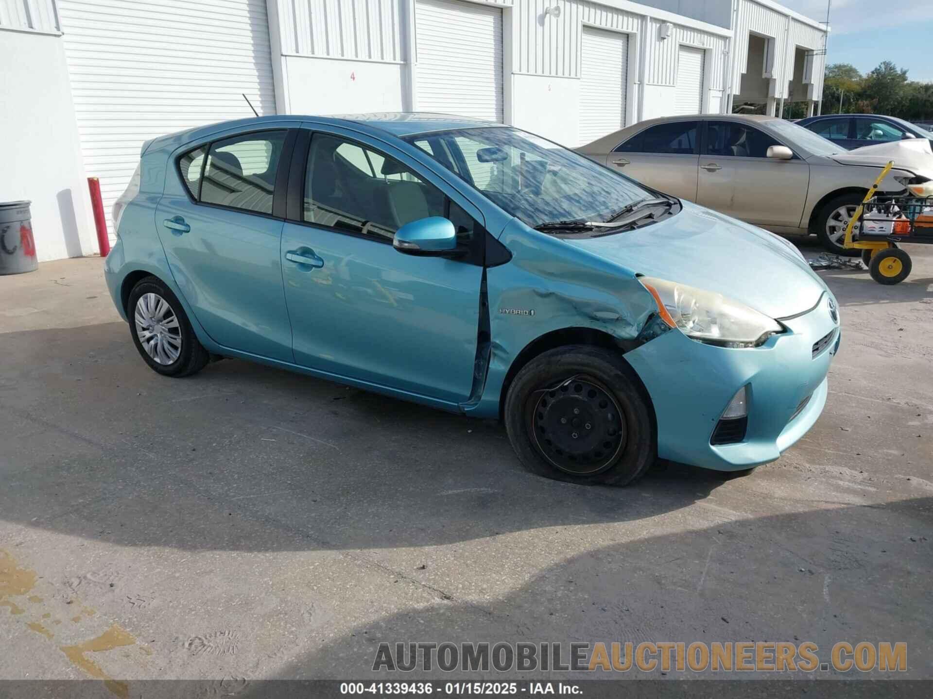 JTDKDTB30D1045364 TOYOTA PRIUS C 2013