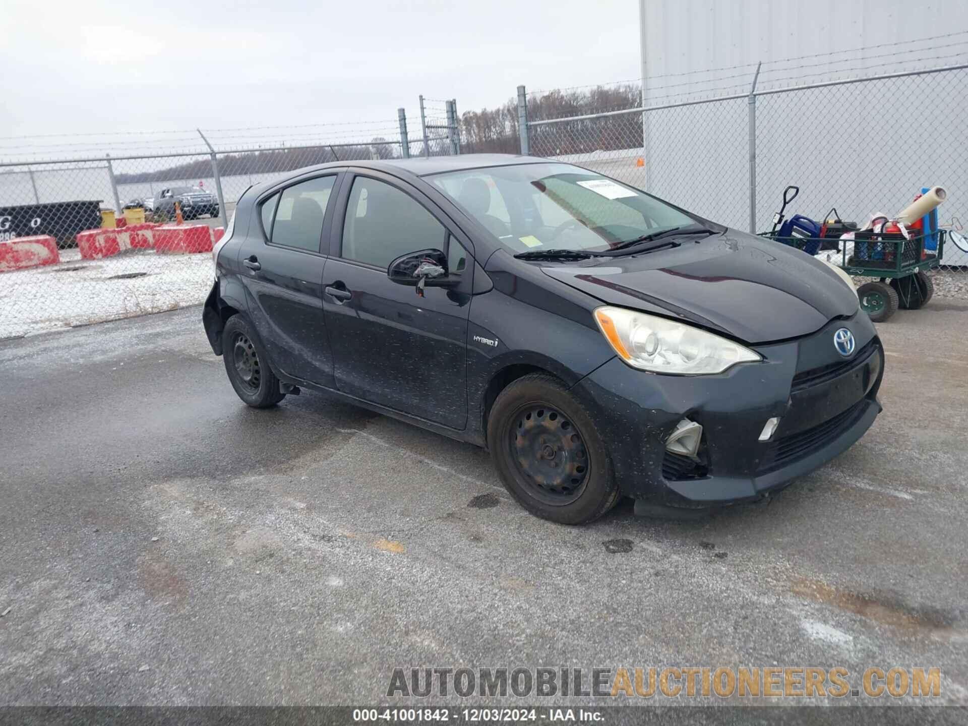 JTDKDTB30D1541023 TOYOTA PRIUS C 2013