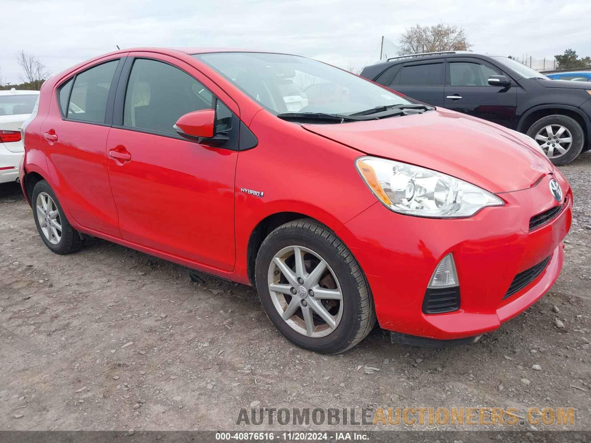 JTDKDTB30E1076924 TOYOTA PRIUS C 2014