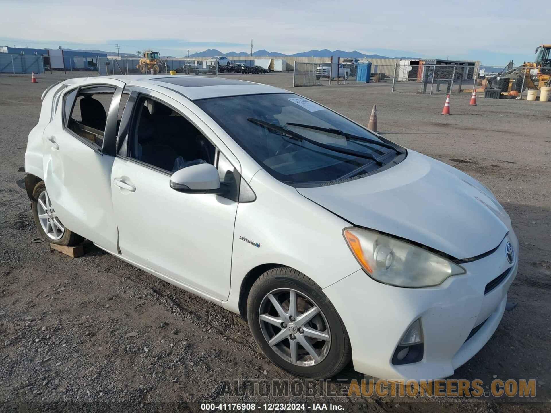 JTDKDTB31C1030614 TOYOTA PRIUS C 2012