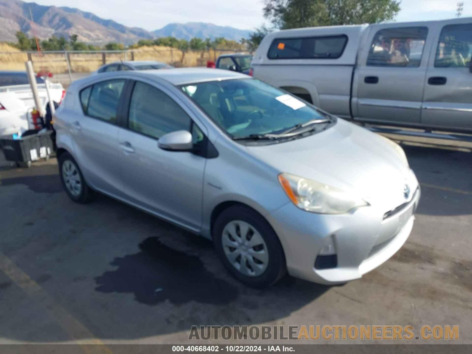 JTDKDTB31C1502469 TOYOTA PRIUS C 2012