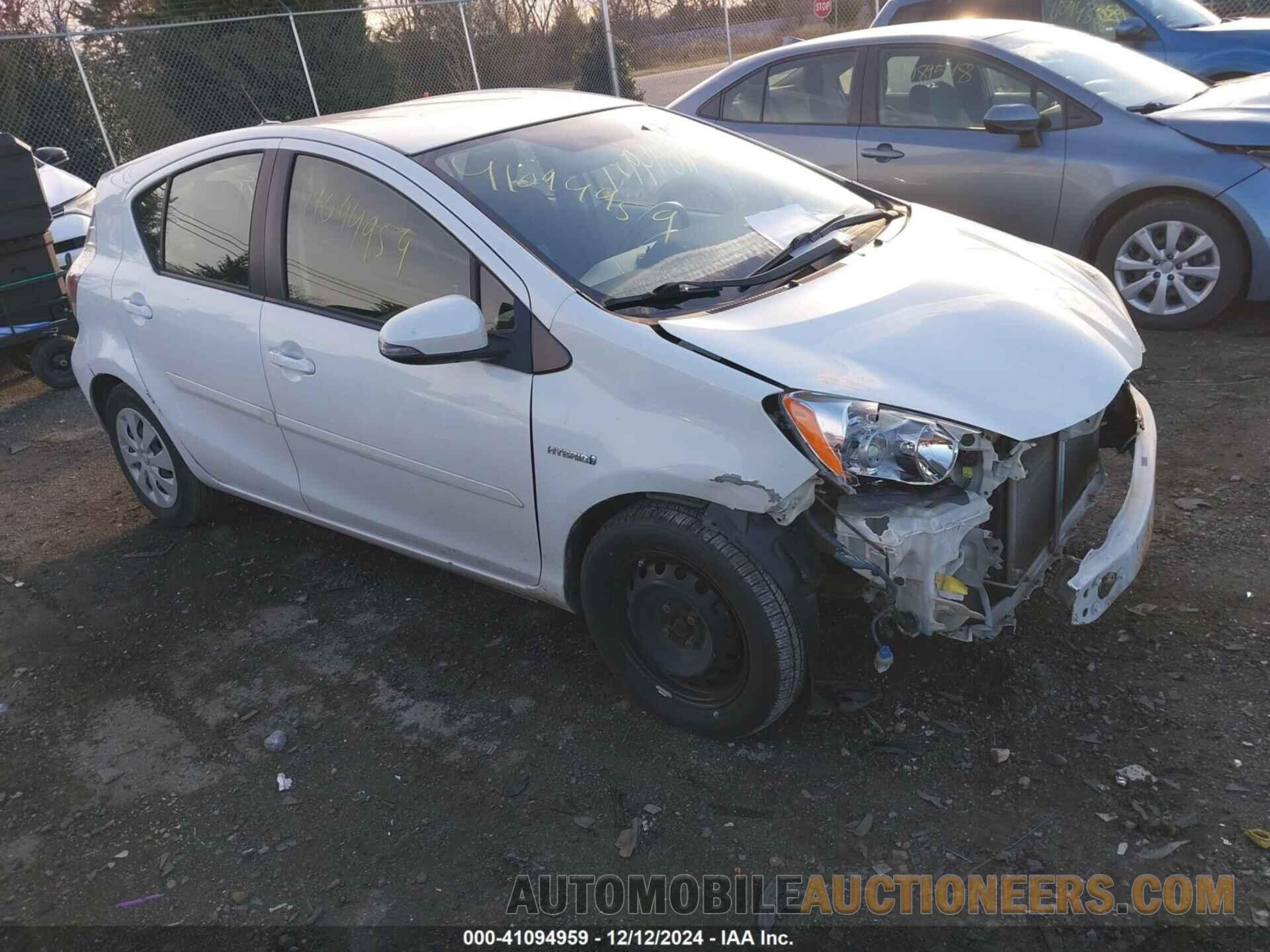 JTDKDTB31C1508983 TOYOTA PRIUS C 2012