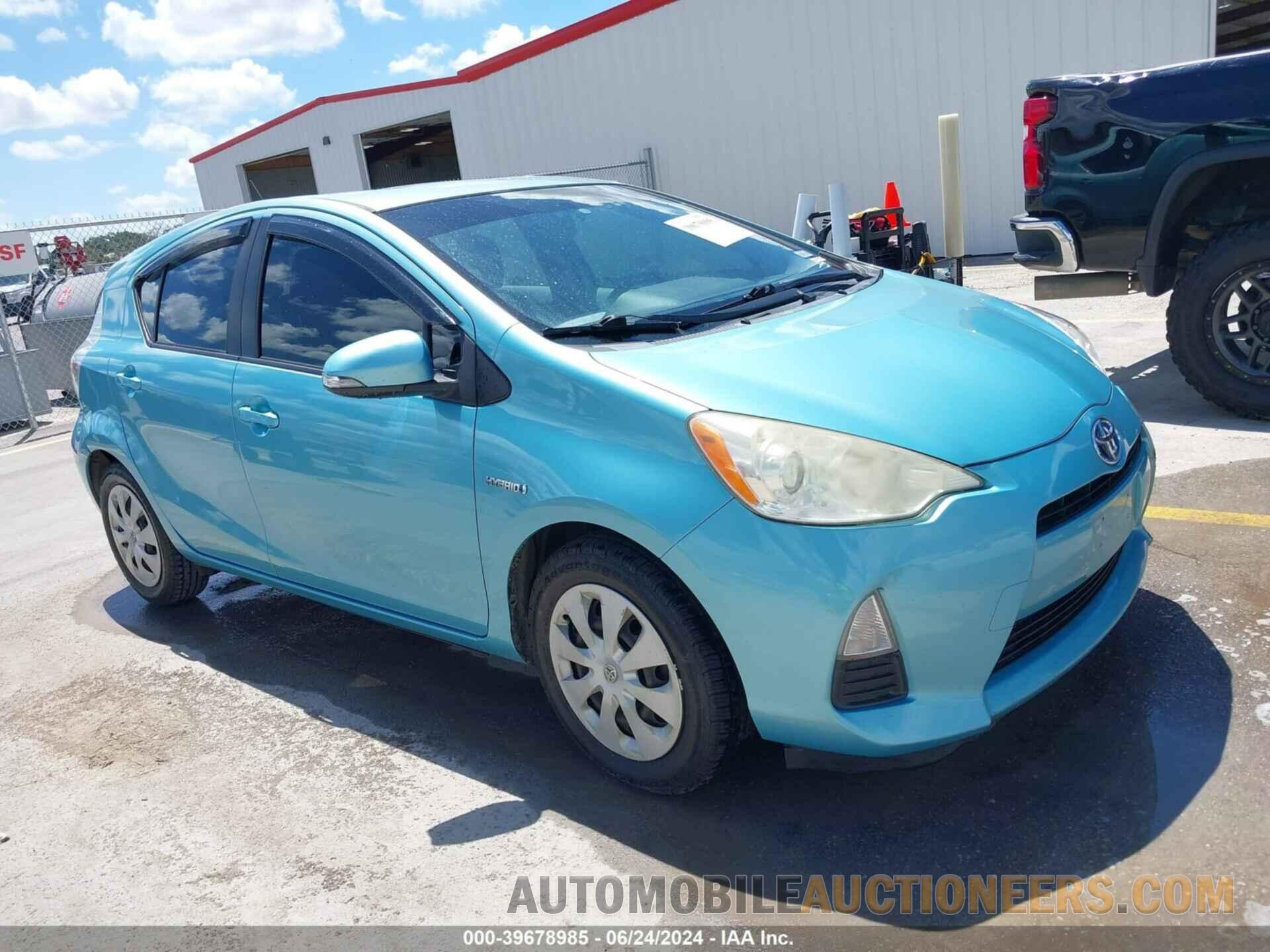 JTDKDTB32C1006600 TOYOTA PRIUS C 2012