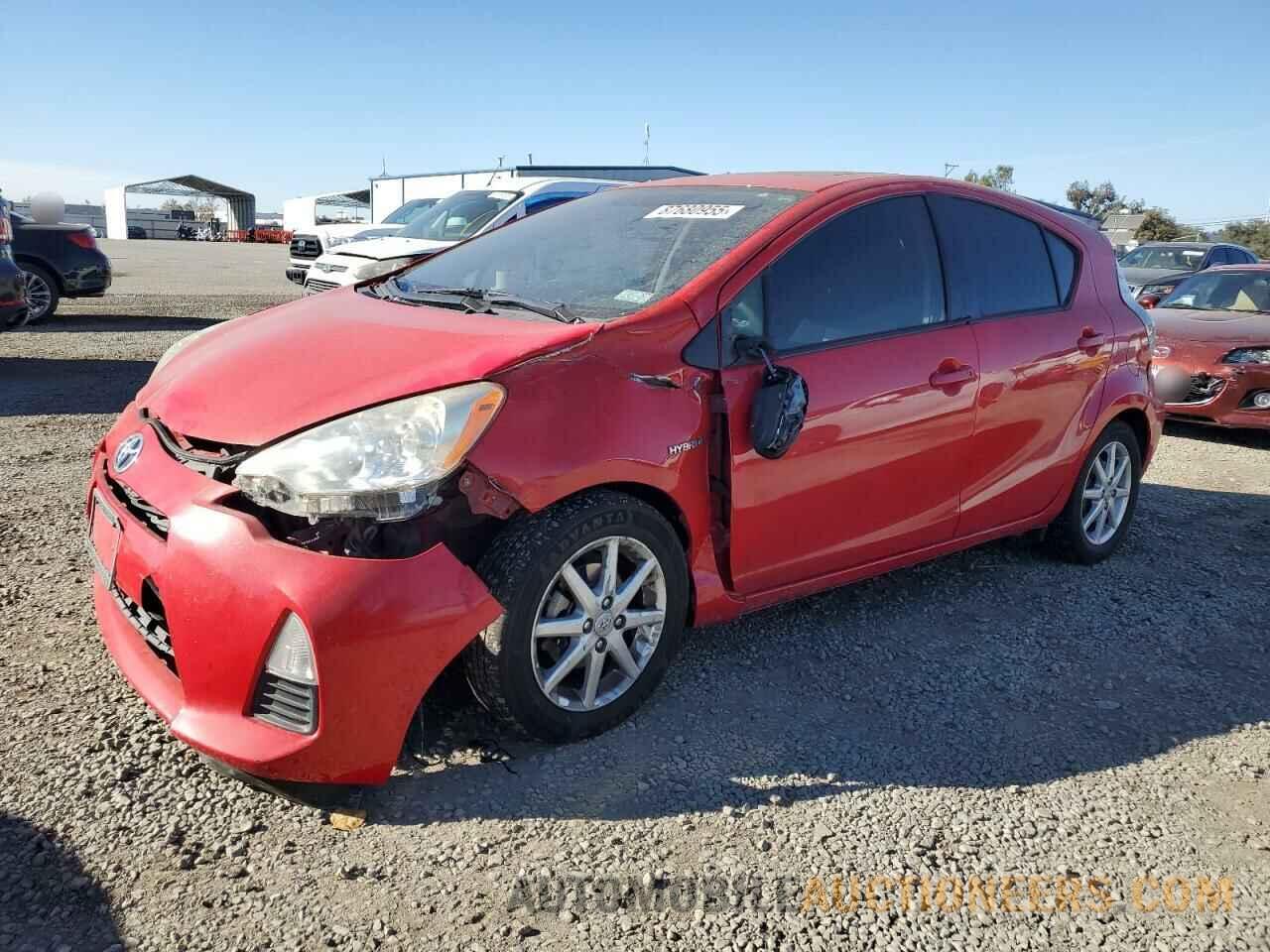 JTDKDTB32C1009271 TOYOTA PRIUS 2012