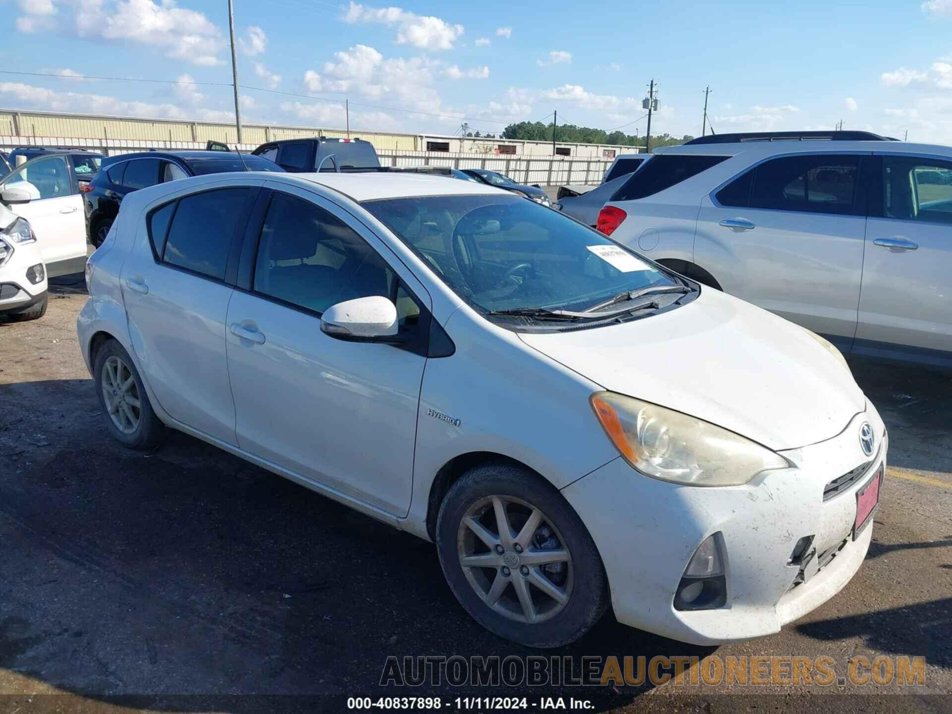 JTDKDTB32C1021968 TOYOTA PRIUS C 2012