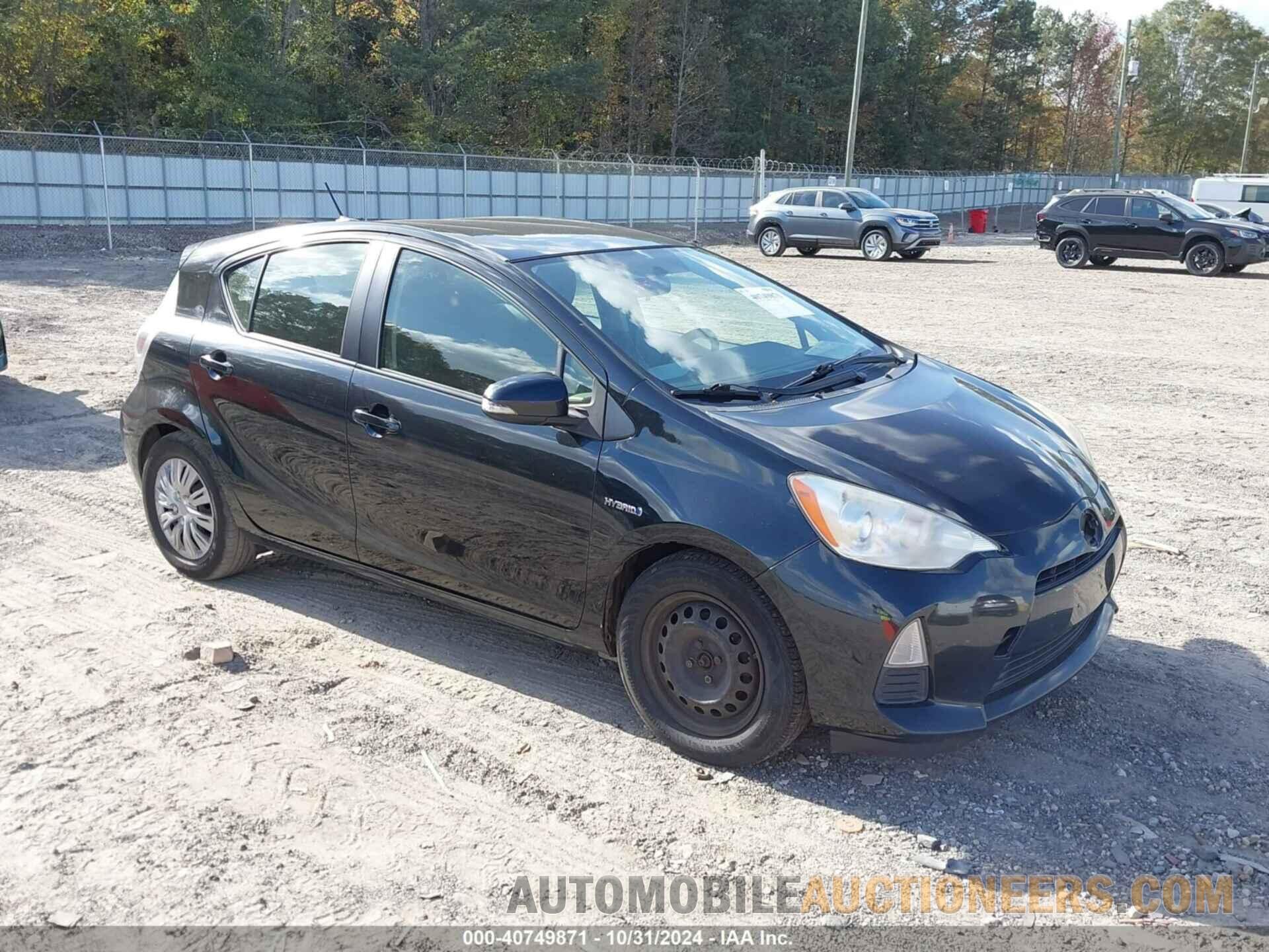 JTDKDTB32C1517224 TOYOTA PRIUS C 2012