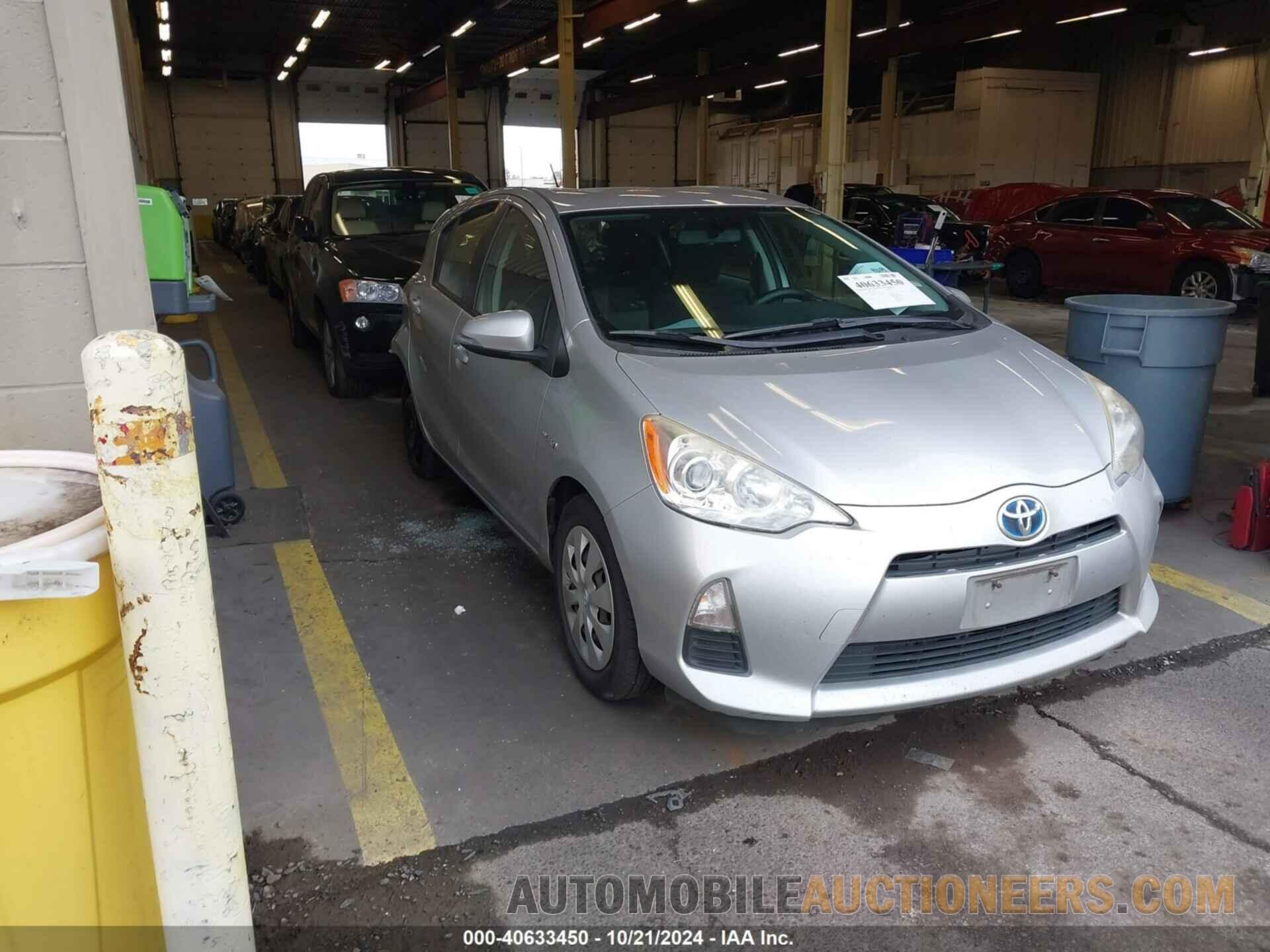 JTDKDTB32C1527610 TOYOTA PRIUS C 2012